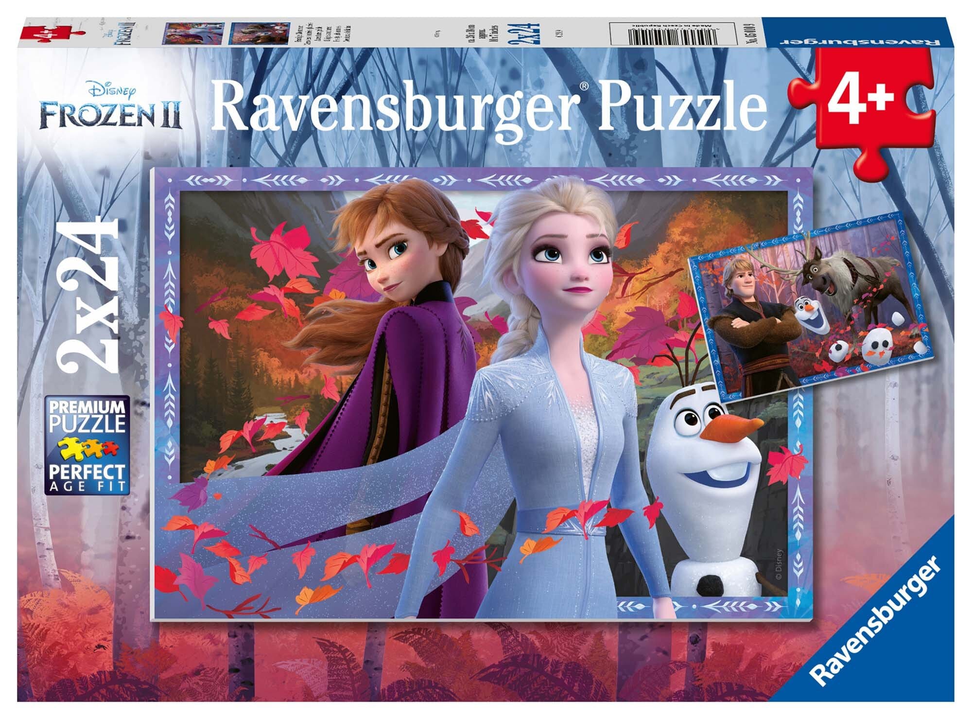 Ravensburger Puslespill, Disney - Frozen 2x24 brikker