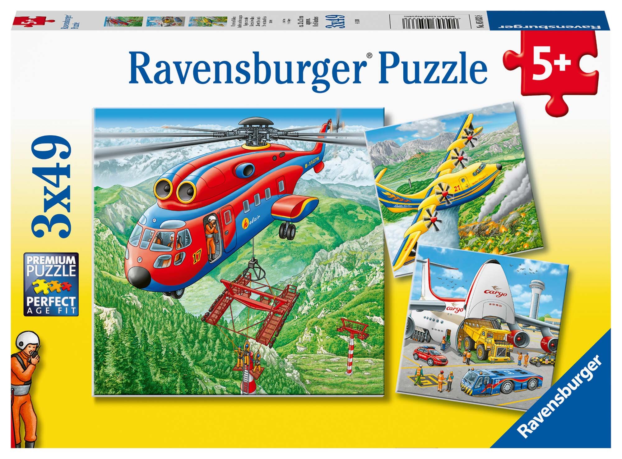 Ravensburger Puslespill, Above the Clouds 3x49 brikker