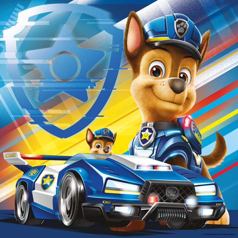 Ravensburger Puslespill, Paw Patrol Movie 3x49 brikker