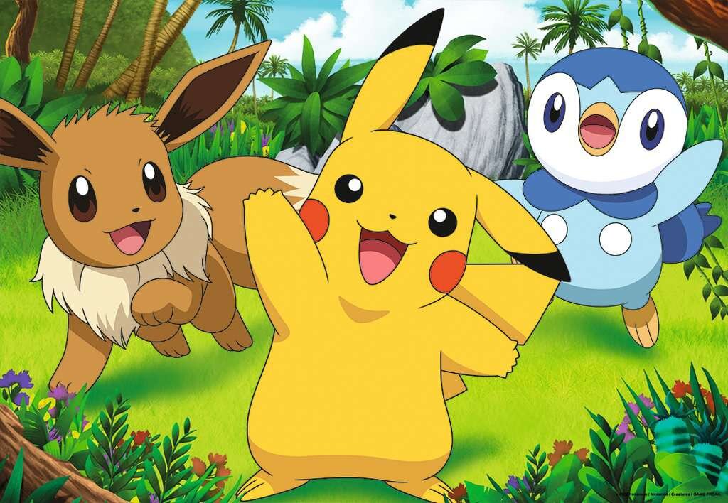 Ravensburger Puslespill - Pokémon 2x24 brikker