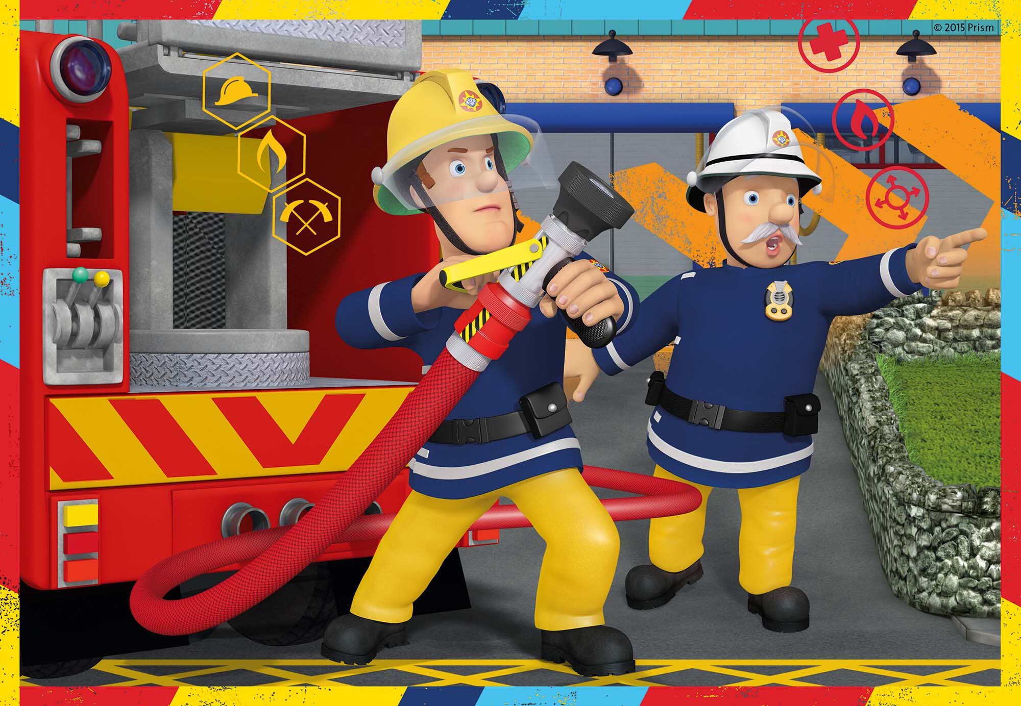 Ravensburger Puslespill, Fireman Sam in Action 2x12 brikker