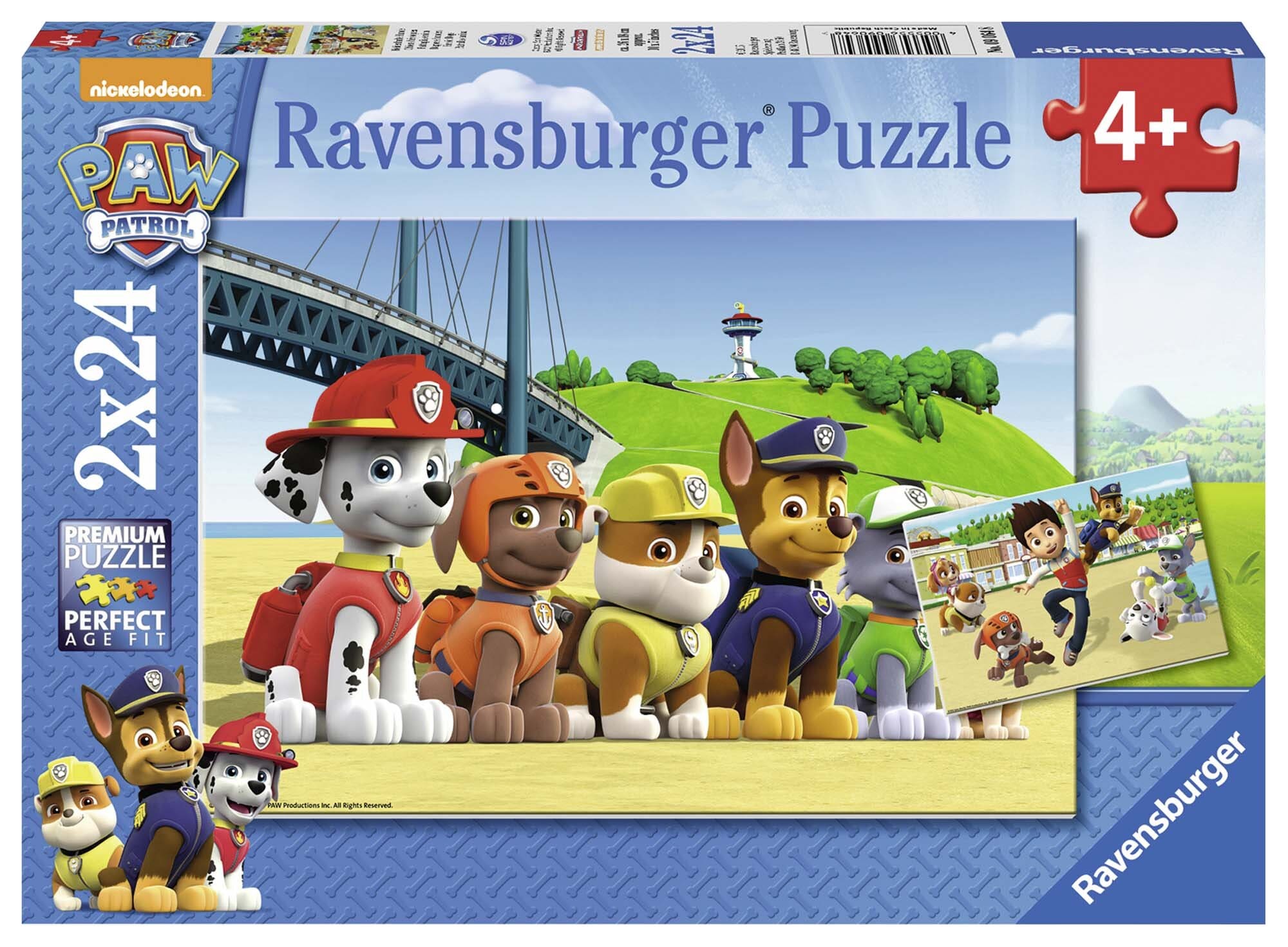 Ravensburger Puslespill, Paw Patrol 2x24 brikker