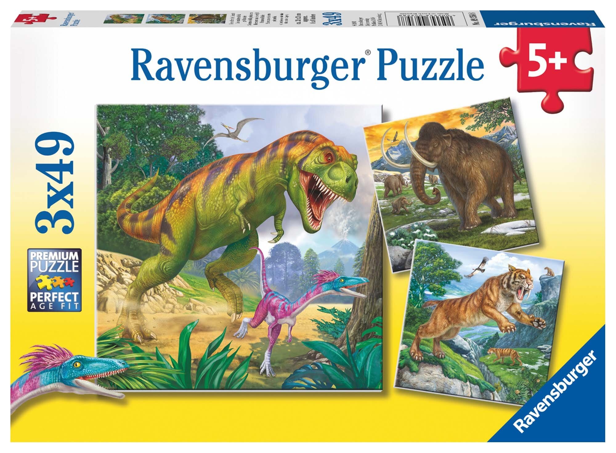 Ravensburger Puslespill, Primeval Ruler 3x49 brikker