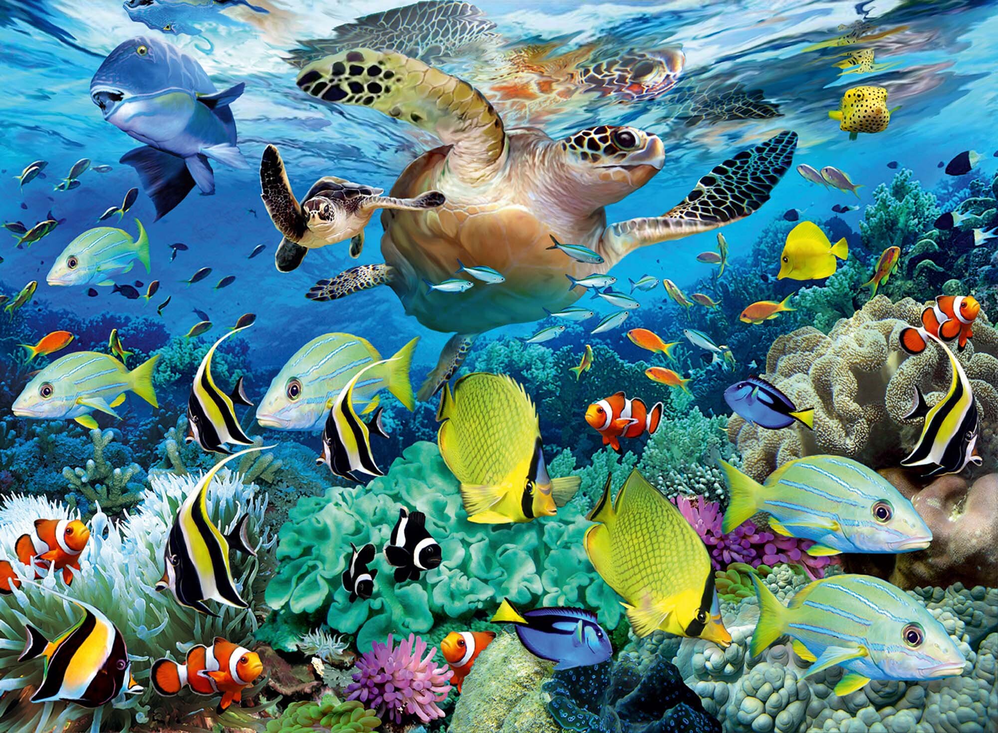 Ravensburger Puslespill, Underwater Paradise 150 brikker XXL