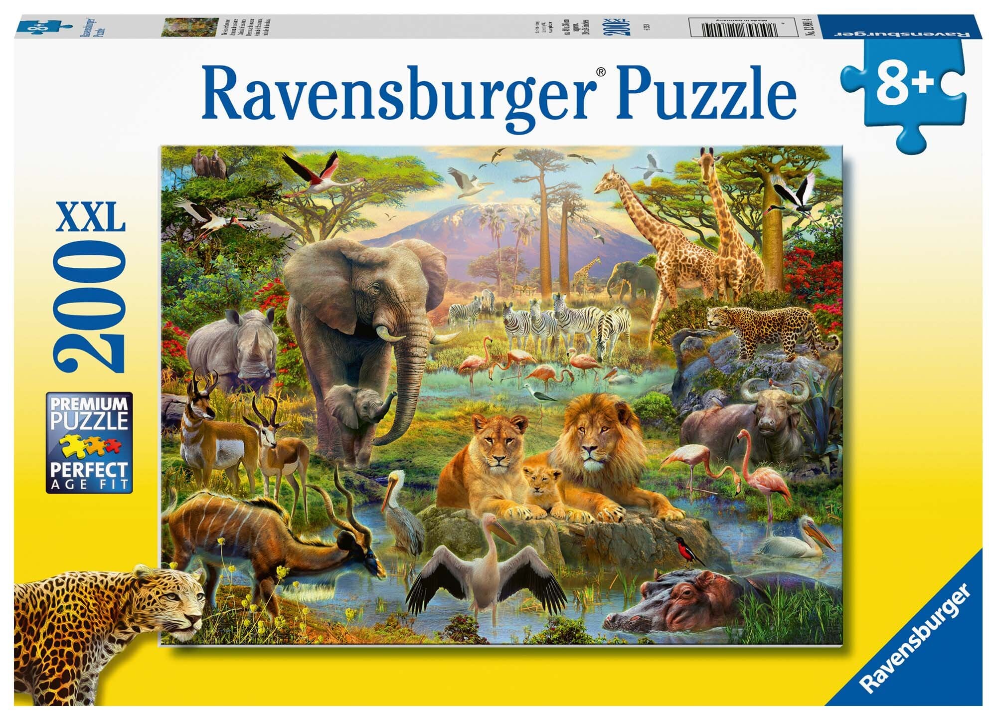 Ravensburger Puslespill, Animals of the Savannah 200 brikker XXL