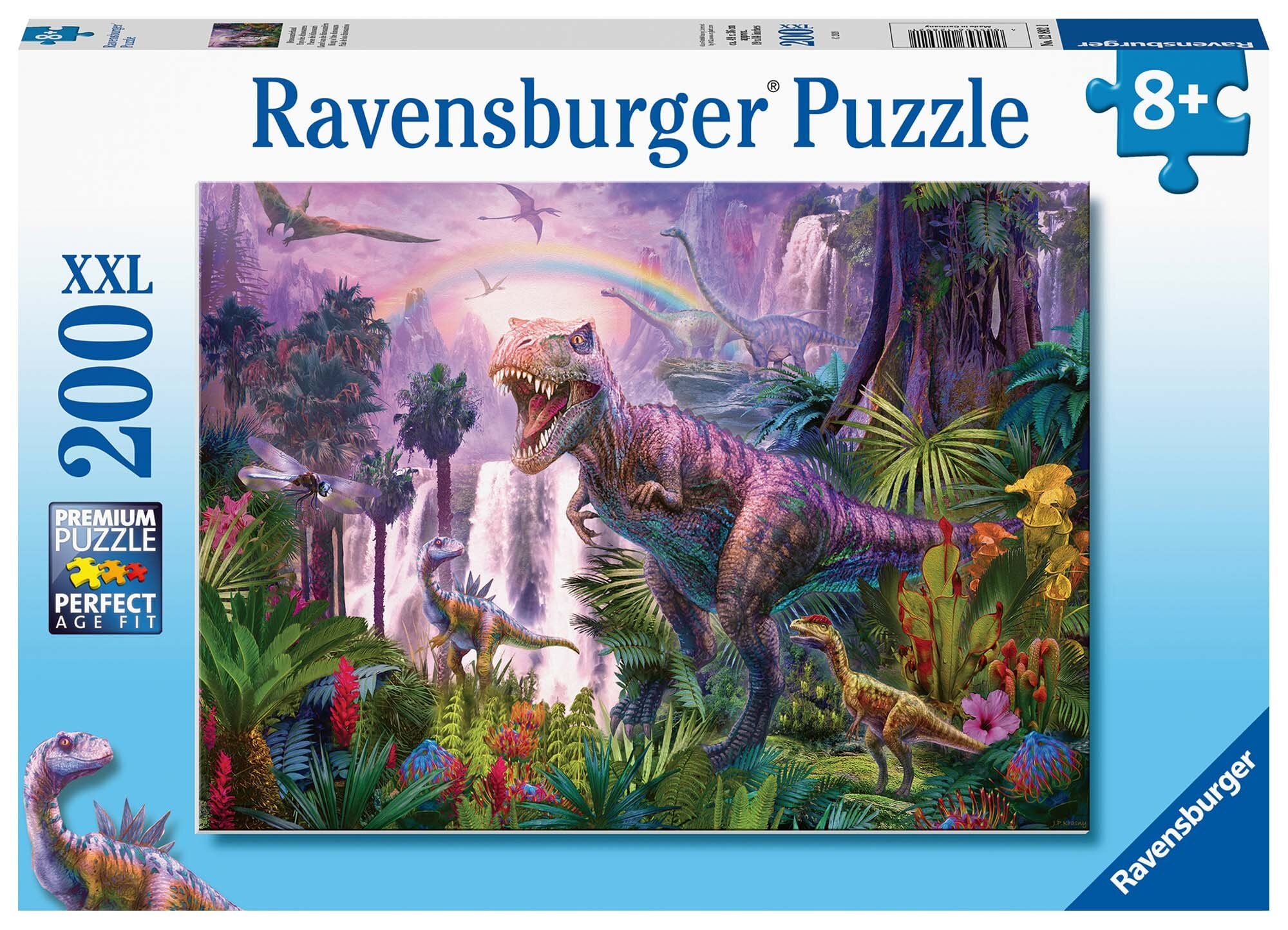 Ravensburger Puslespill, Dinosaur Land 200 brikker XXL