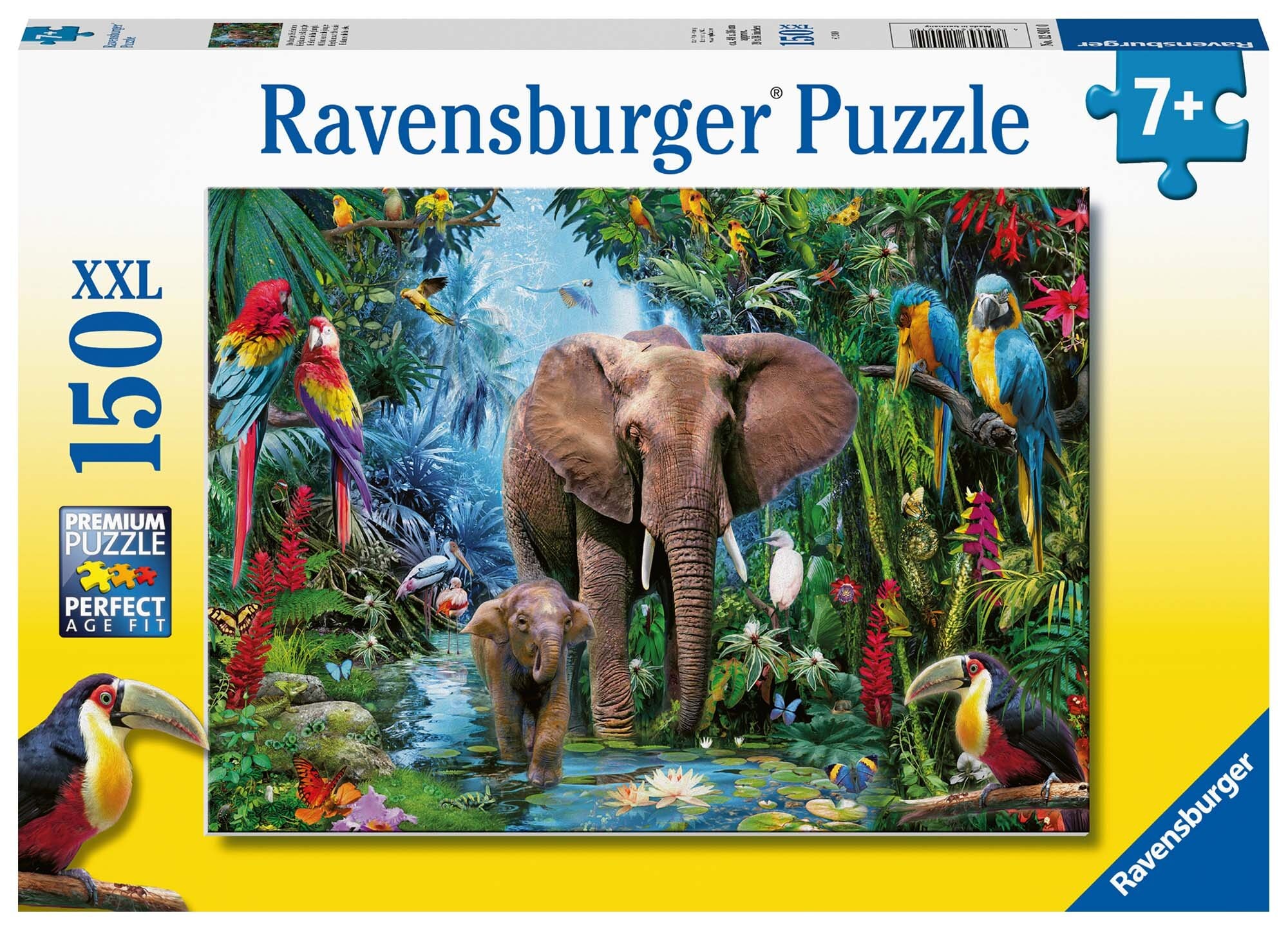 Ravensburger Puslespill, Safari Animals 150 brikker XXL