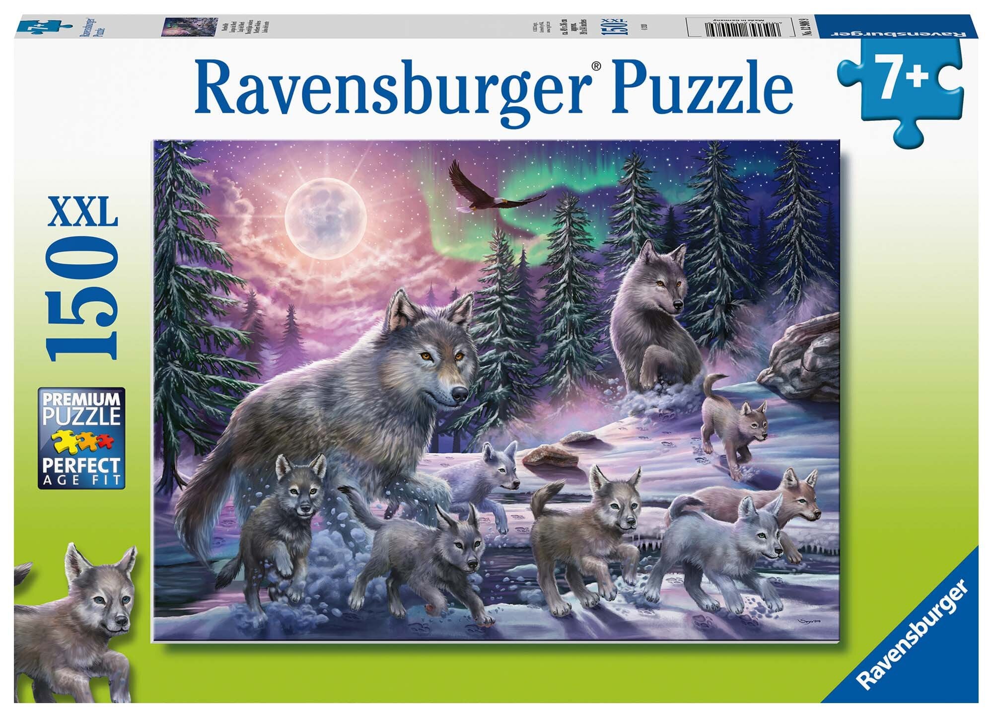 Ravensburger Puslespill, Northern Wolves 150 brikker XXL