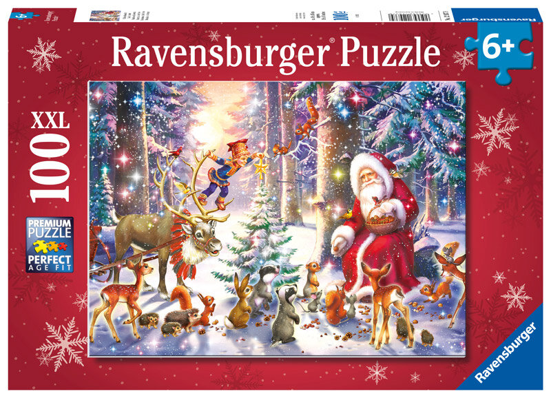 Ravensburger Puslespill, Christmas in the Forest 100 brikker