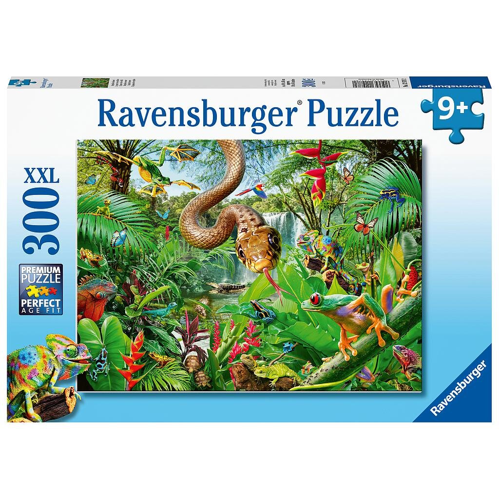 Ravensburger Puslespill, Reptile Resort 300 brikker XXL