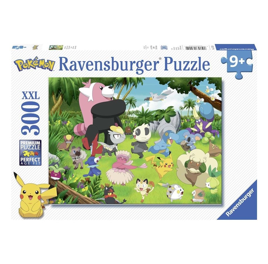 Ravensburger Puslespill, Wild Pokémon 300 brikker XXL