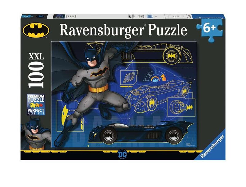 Ravensburger Puslespill, Batman Batmobile 100 brikker