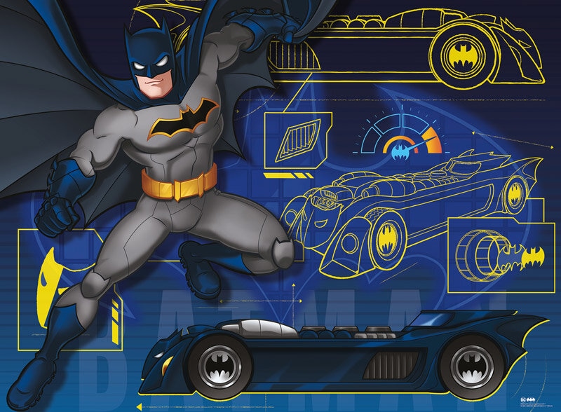 Ravensburger Puslespill, Batman Batmobile 100 brikker