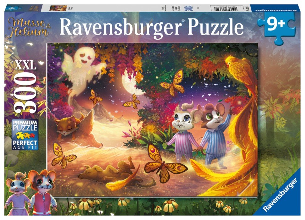 Ravensburger Puslespill, Mus og Helium - Dreamland 300 brikker XXL