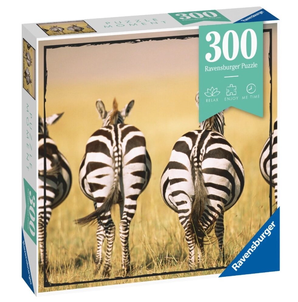 Ravensburger Puslespill - Zebra 300 brikker