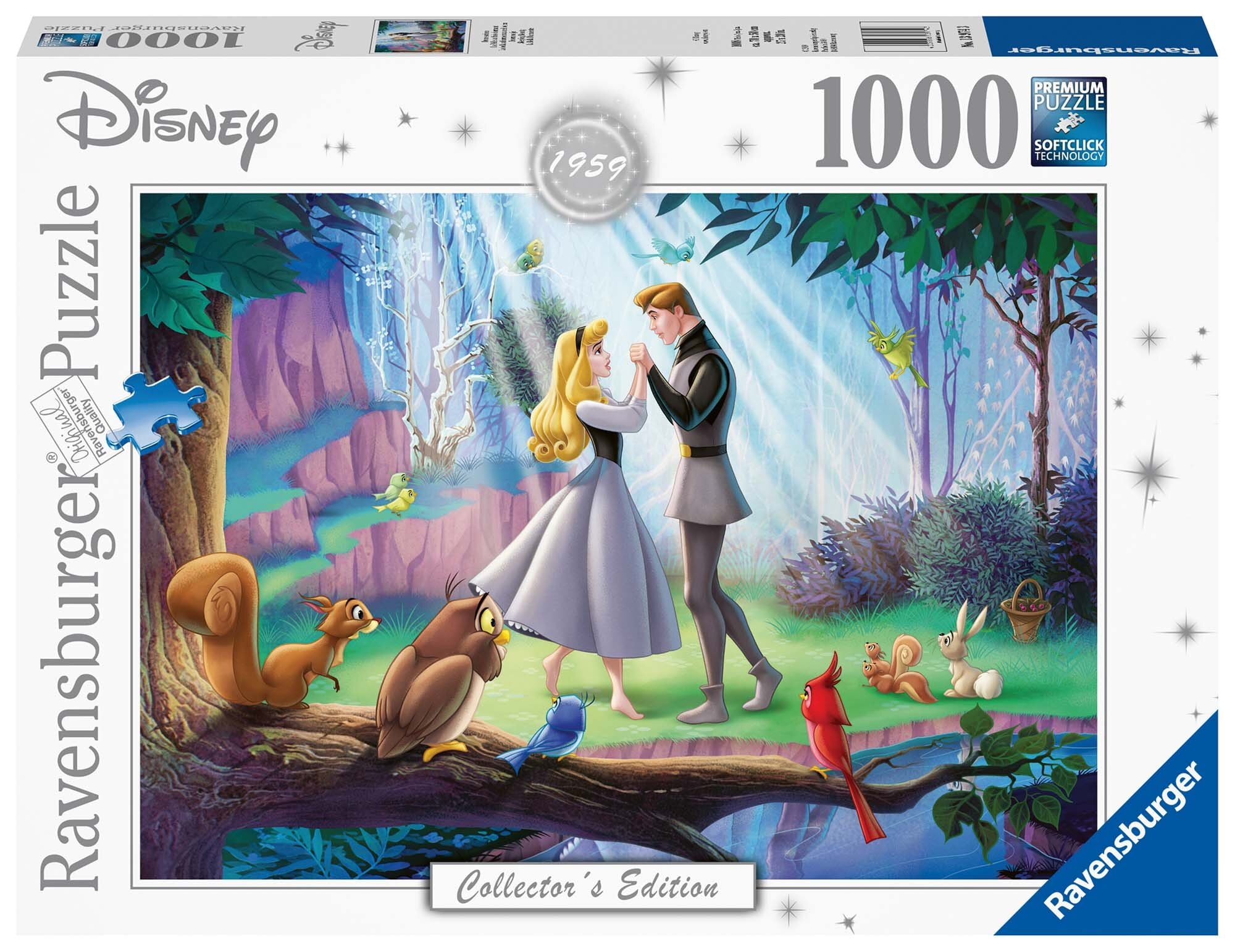 Ravensburger Puslespill, Disney - Sleeping Beauty, 1000 brikker