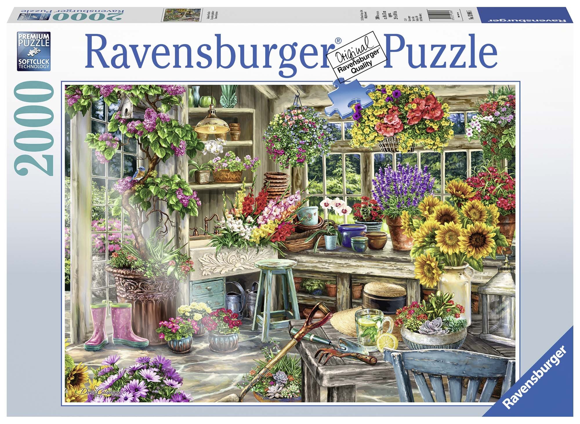 Ravensburger Puslespill, Gardeners Paradise 2000 brikker