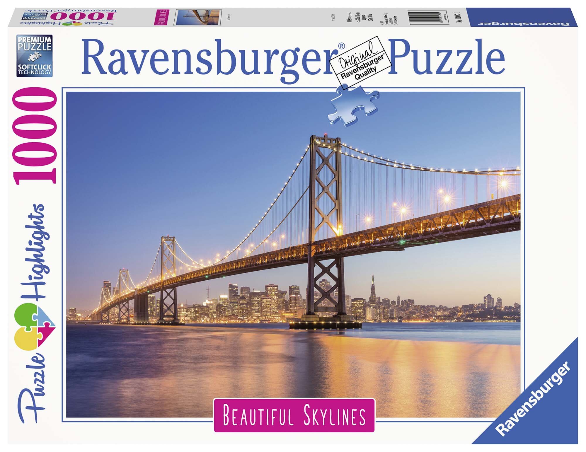 Ravensburger Puslespill, San Francisco 1000 brikker