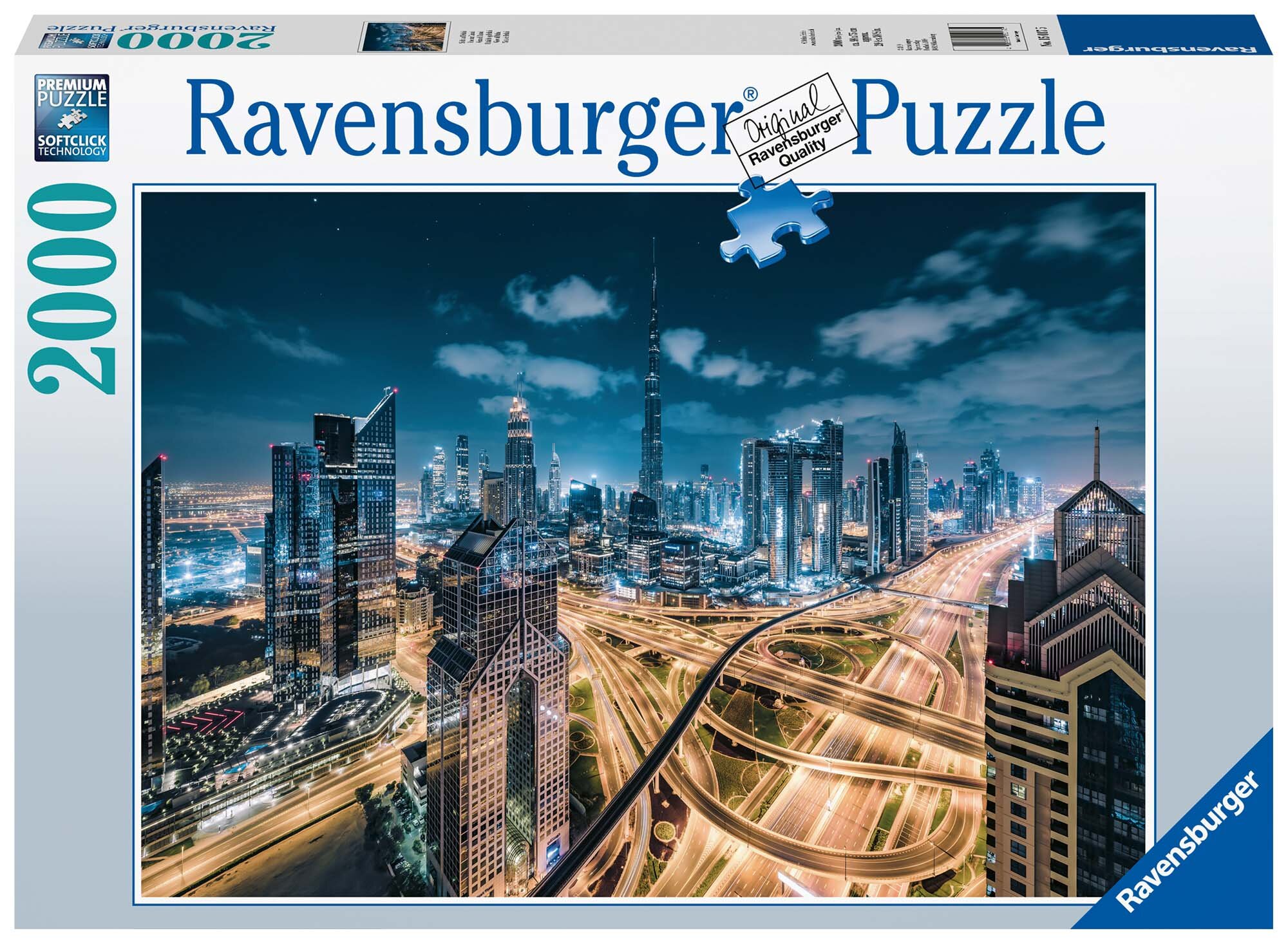 Ravensburger Puslespill, Dubai 2000 brikker