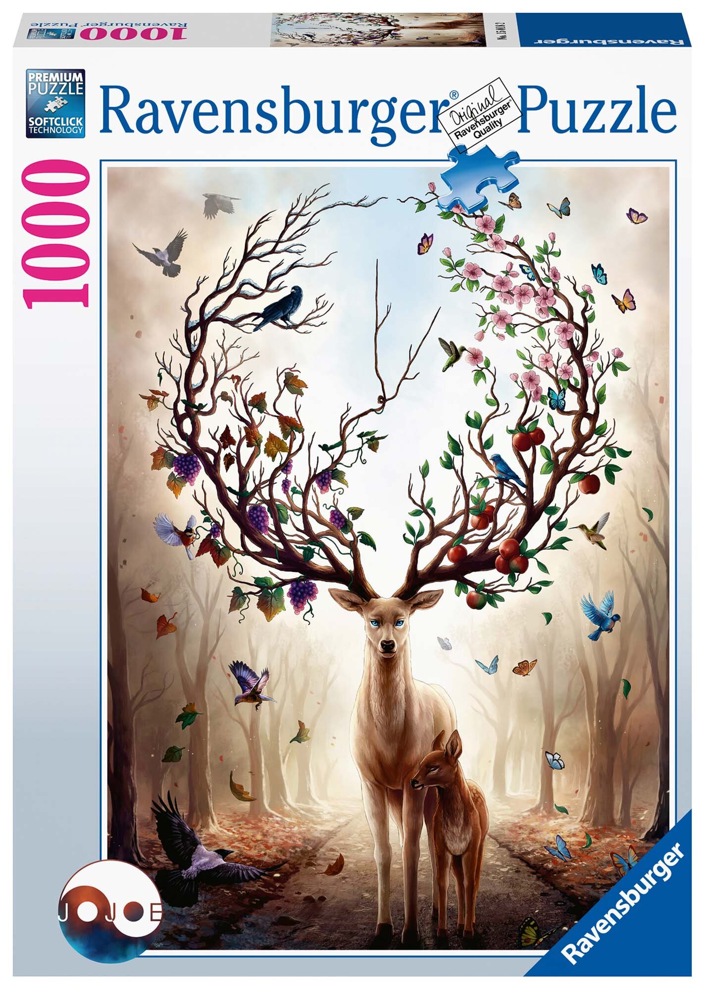 Ravensburger Puslespill, Fantasy Deer 1000 brikker