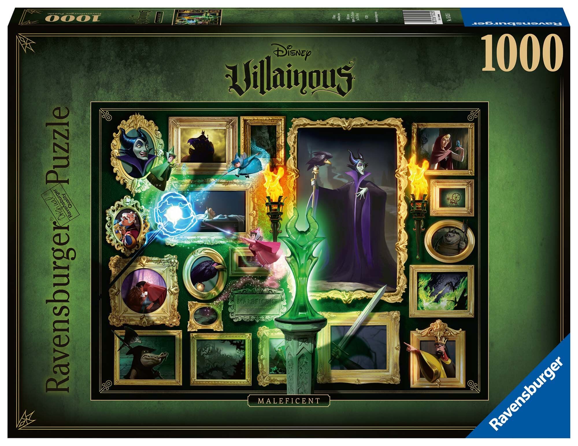 Ravensburger Puslespill, Disney Villainous - Malificent 1000 brikker