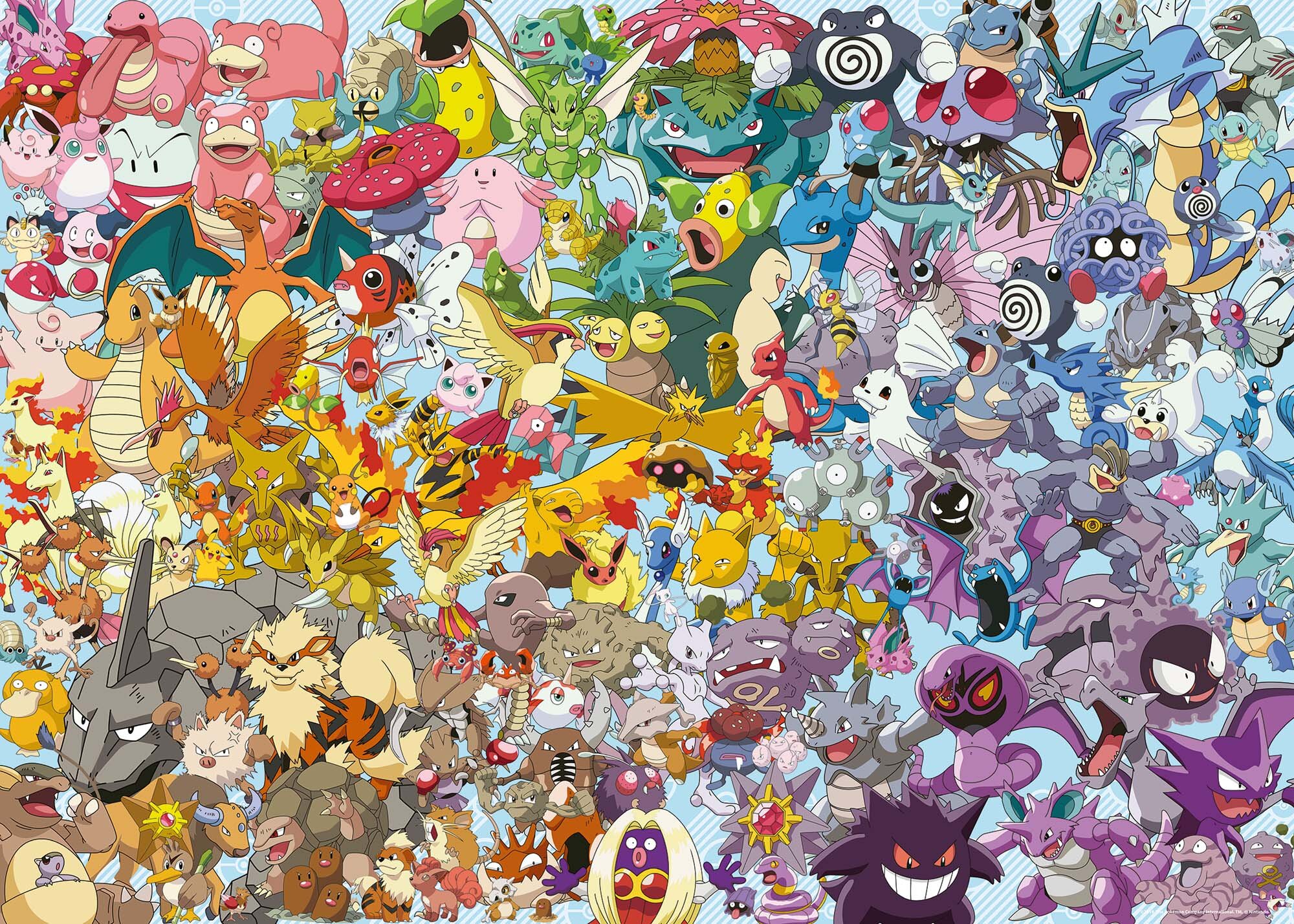 Ravensburger Puslespill, Pokémon Challenge 1000 brikker