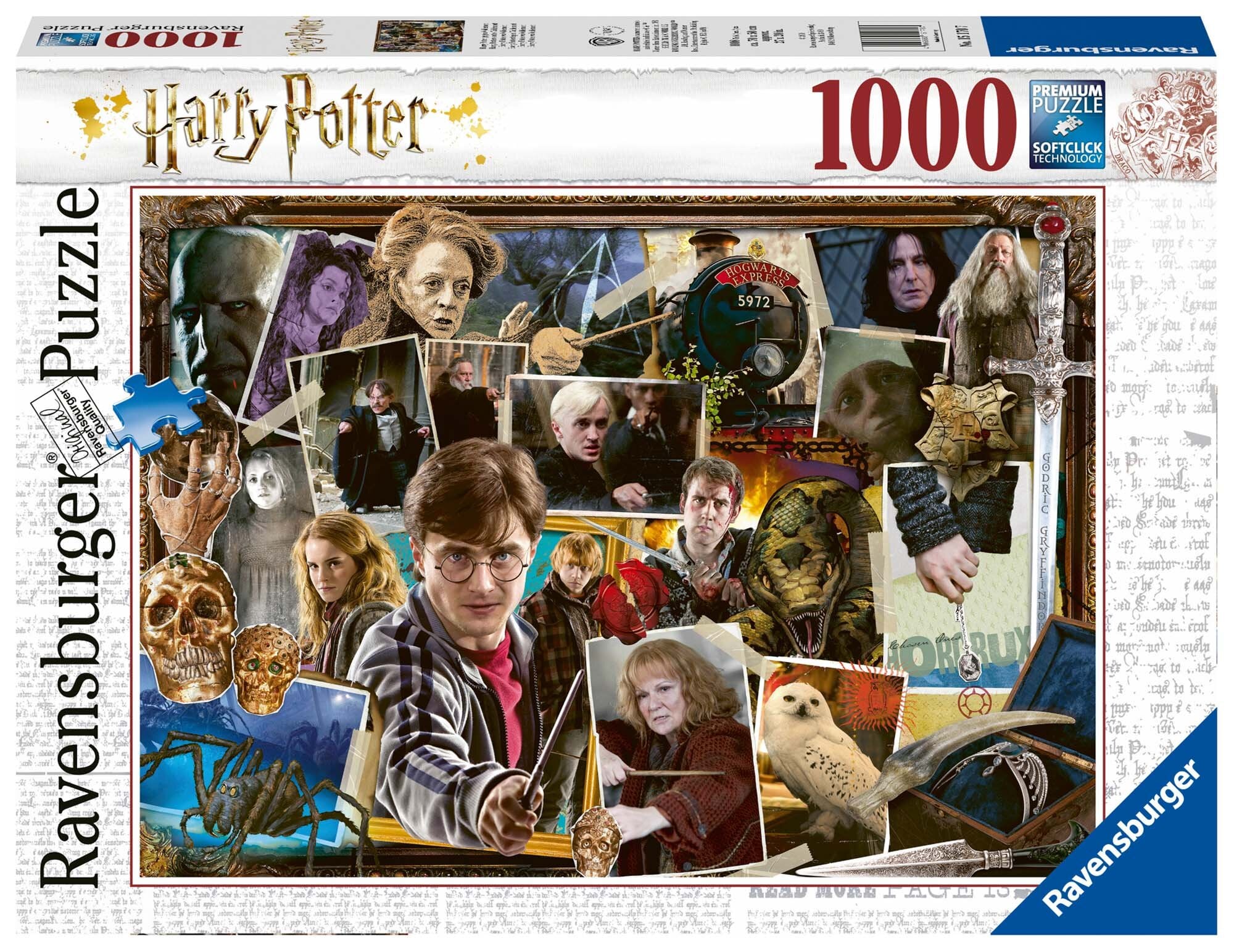 Ravensburger Puslespill, Harry Potter Collage 1000 brikker