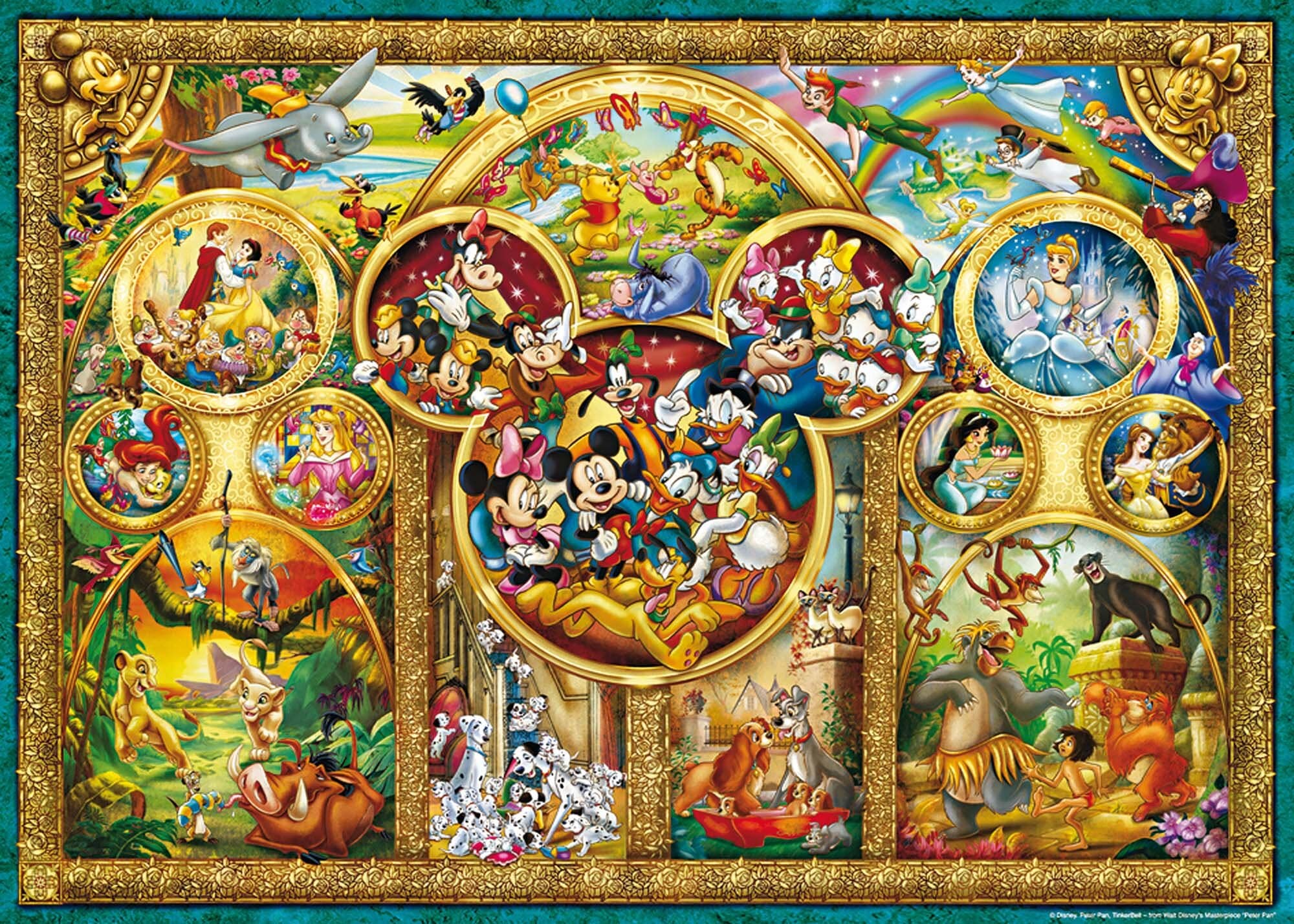 Ravensburger Puslespill, The Best Disney Themes 1000 brikker