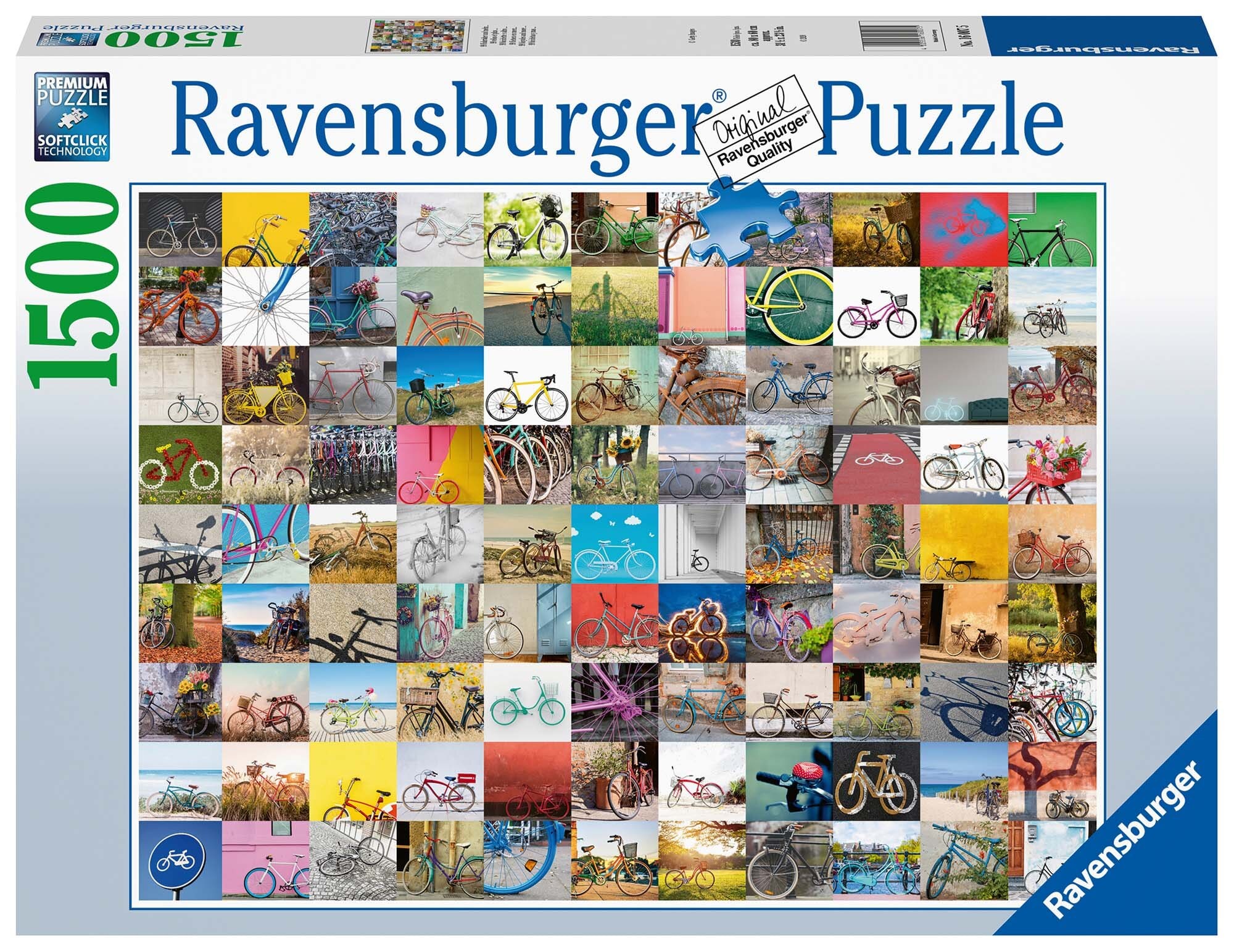 Ravensburger Puslespill, 99 Bicycles and more 1500 brikker
