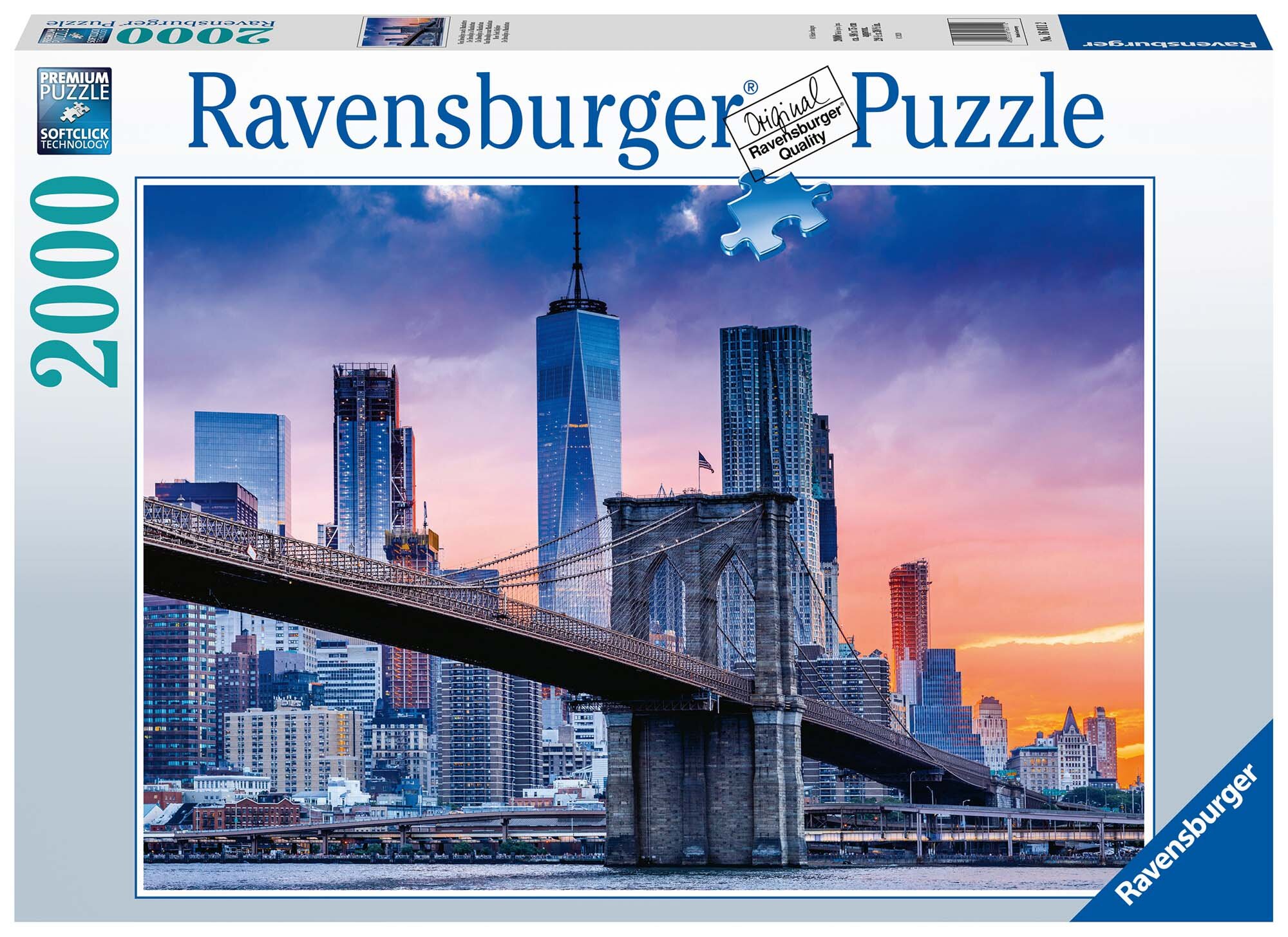 Ravensburger Puslespill, New Yorks Skyline 2000 brikker