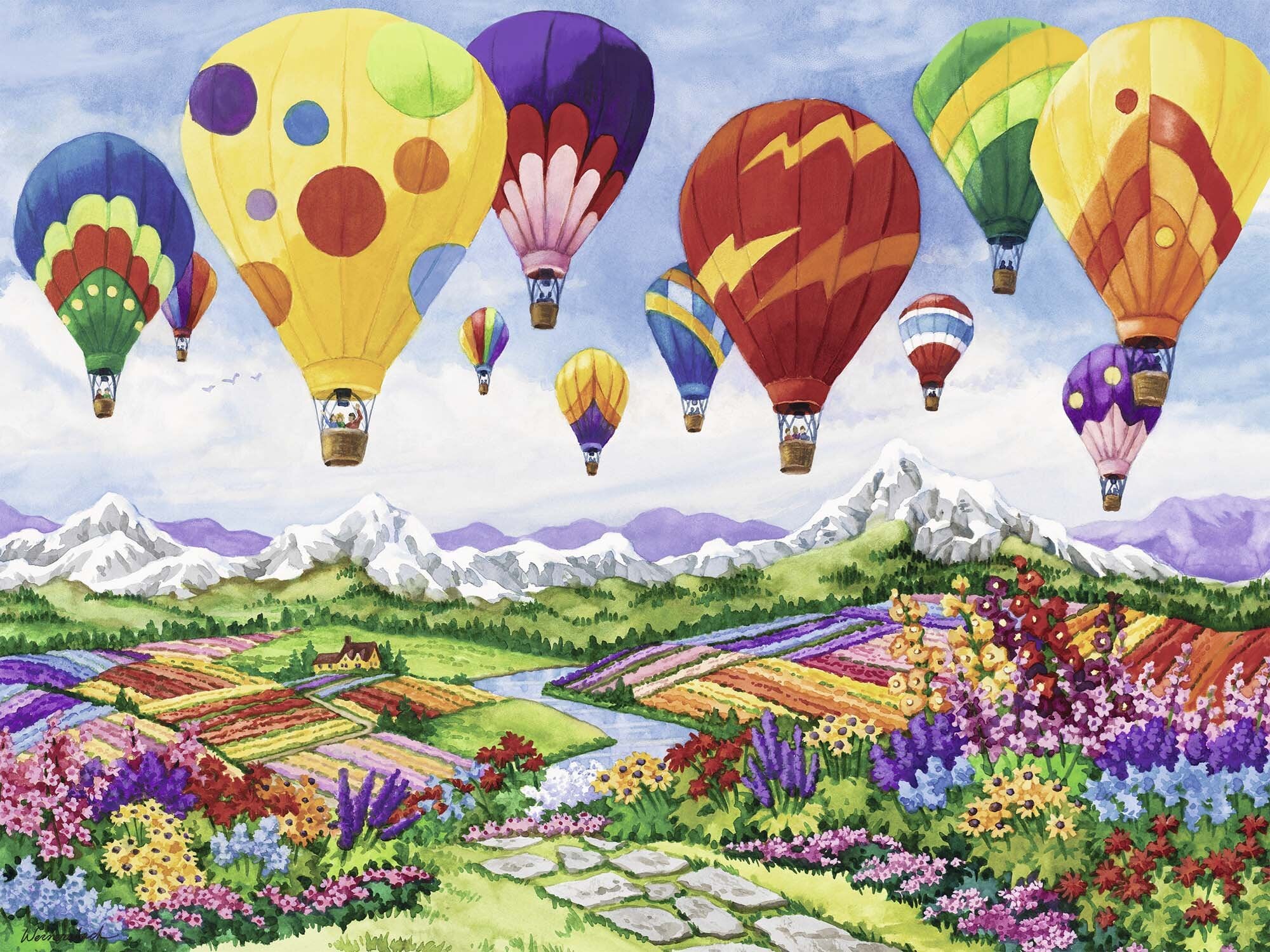 Ravensburger Puslespill, Spring is in the Air 1500 brikker