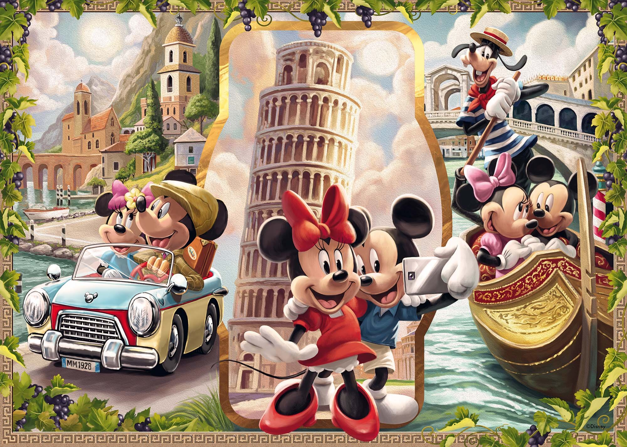 Ravensburger Puslespill, Vacation Mickey & Minni 1000 brikker