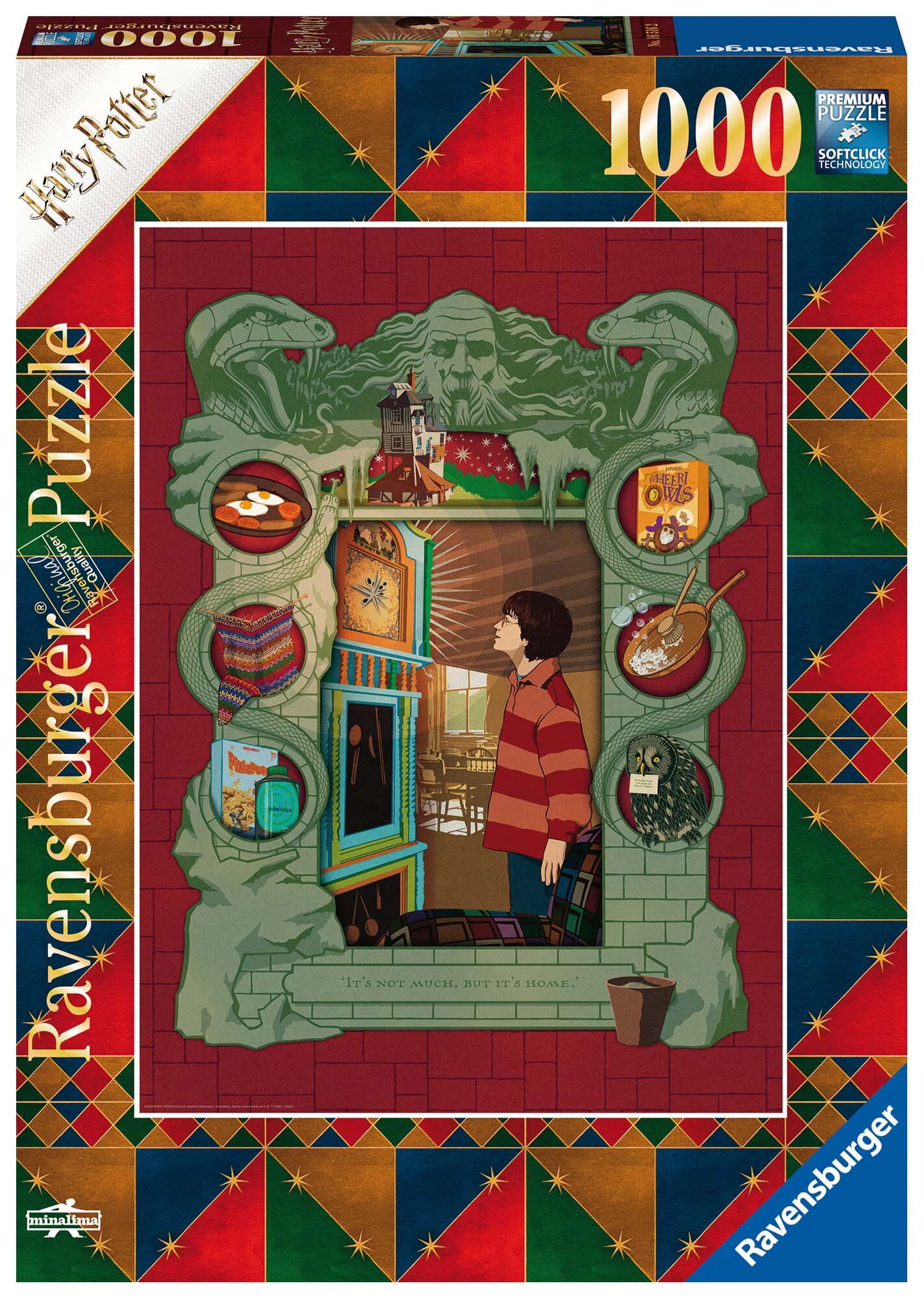 Ravensburger Puslespill, Harry Potter At the Weasleys 1000 brikker