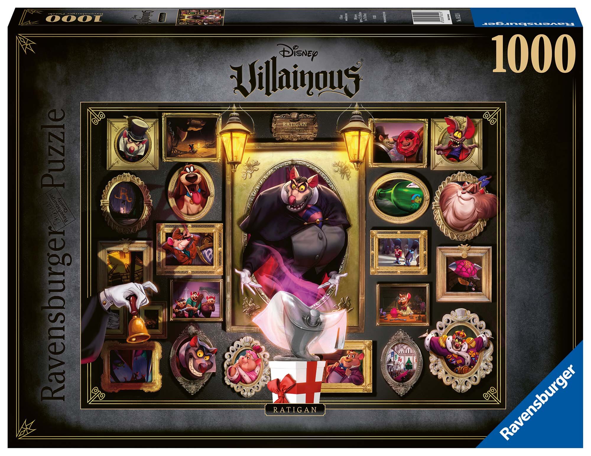 Ravensburger Puslespill, Disney Villainous - Ratigan 1000 brikker