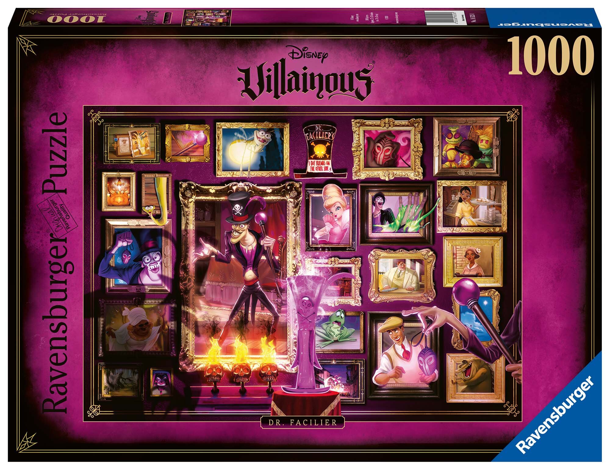 Ravensburger Puslespill, Disney Villainous - Dr. Facilier 1000 brikker