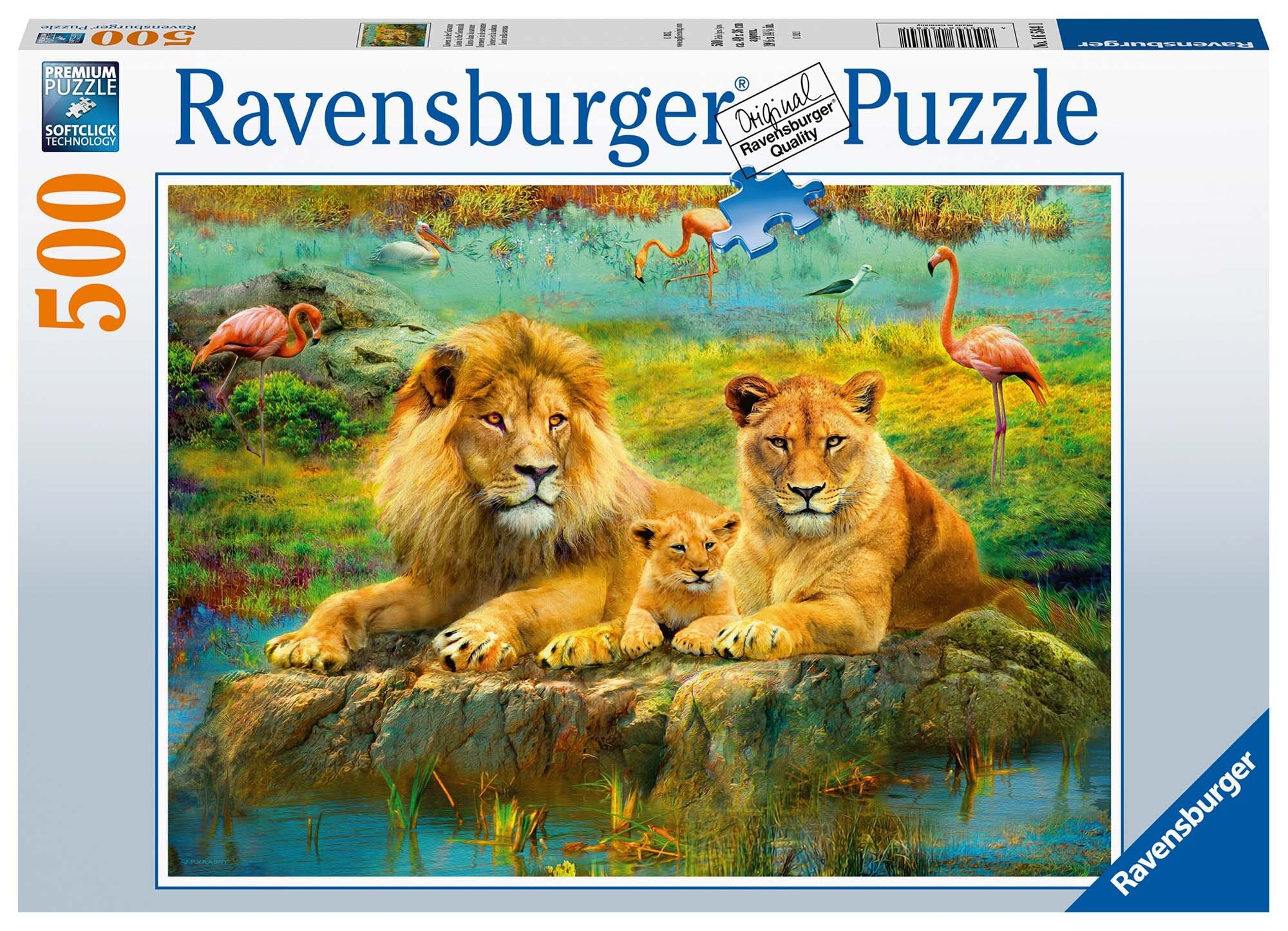 Ravensburger Puslespill, Lions in the Savannah 500 brikker
