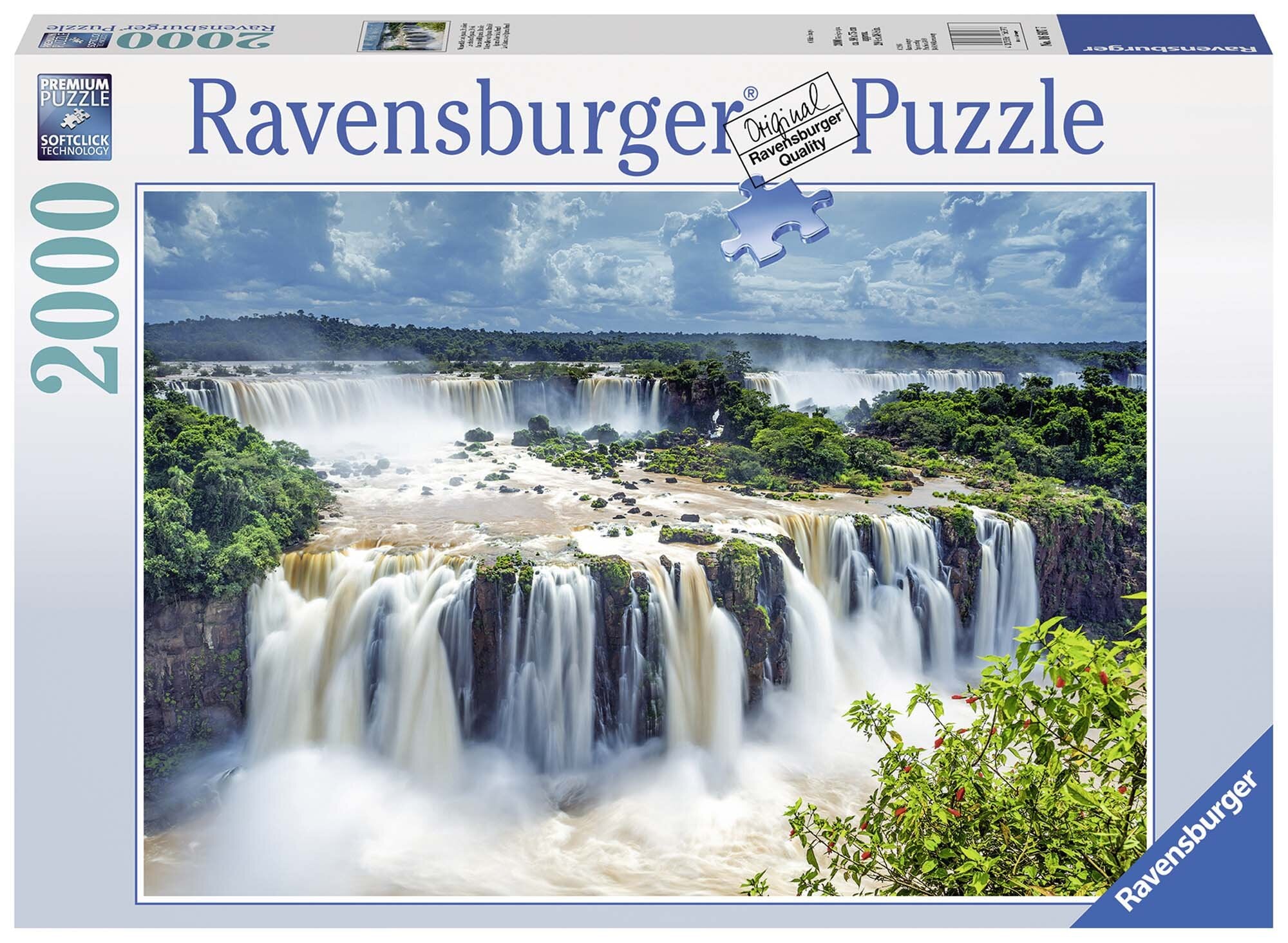 Ravensburger Puslespill, Iguazu Waterfall, Brazil 2000 brikker