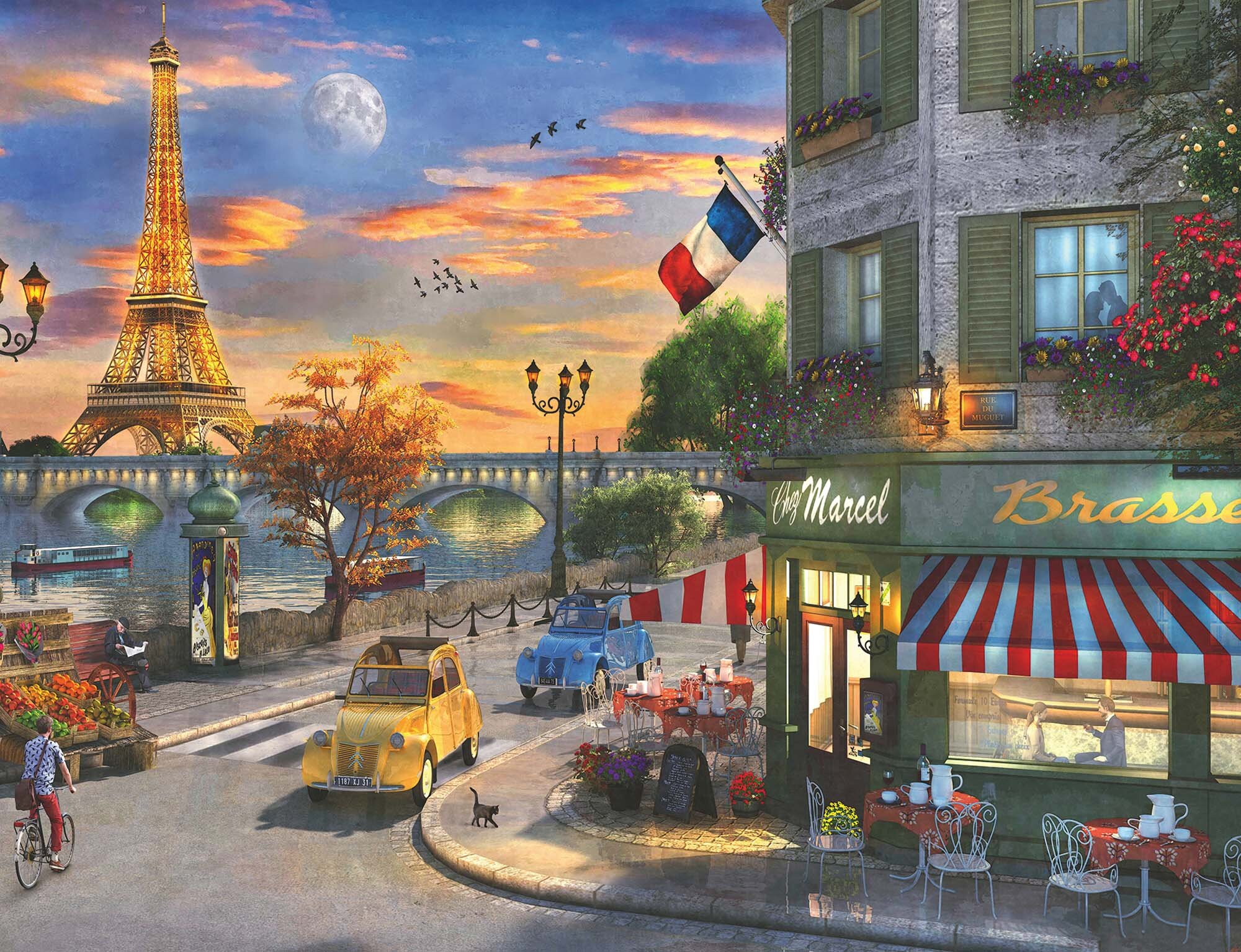 Ravensburger Puslespill, Paris Sunset 2000 brikker