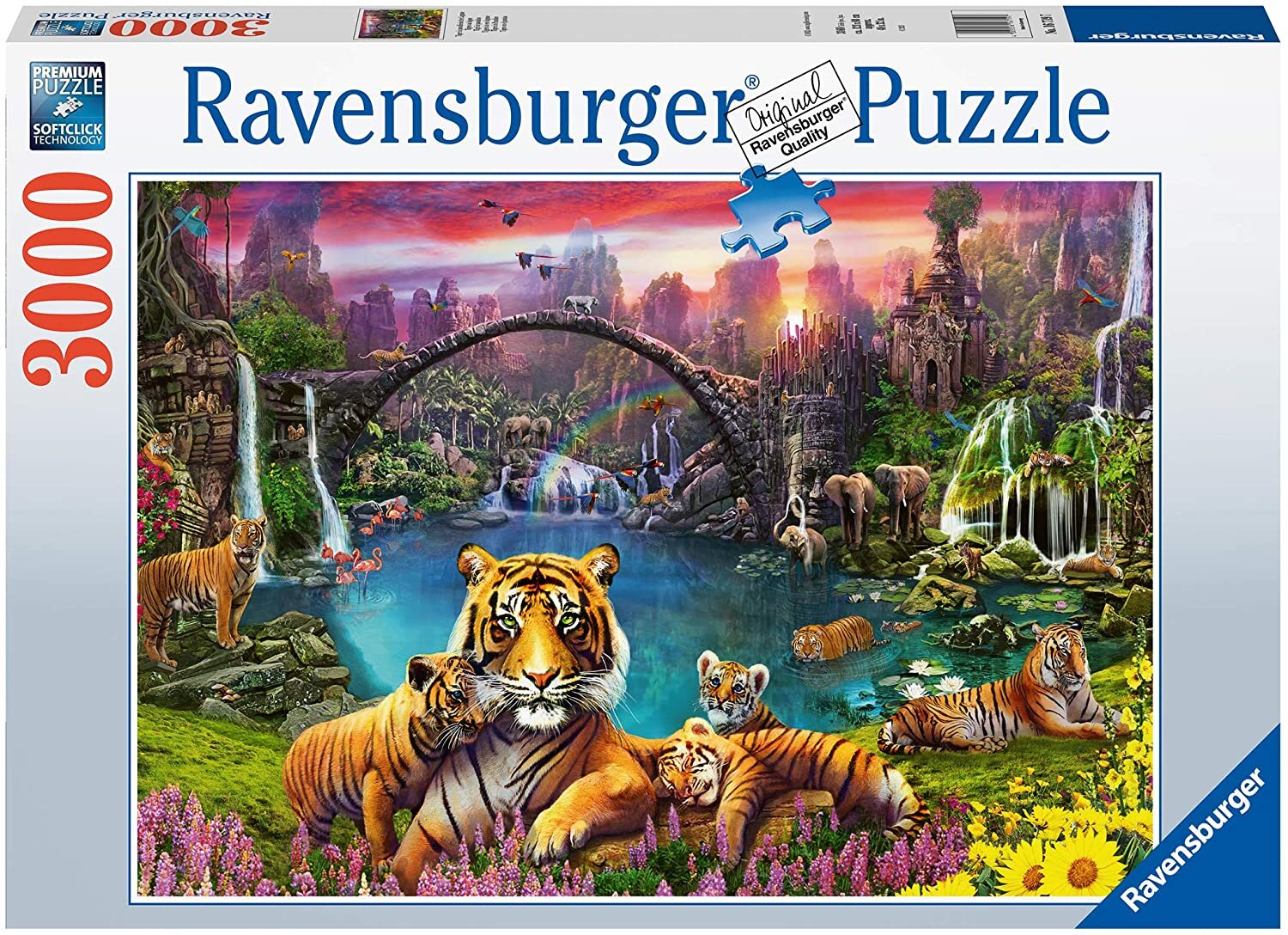 Ravensburger Puslespill, Tigers in Paradise Lagune 3000 brikker