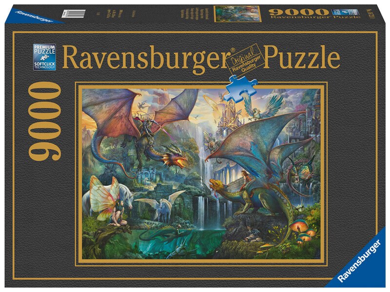 Ravensburger Puslespill, Magical Forest - Dragon 9000 brikker