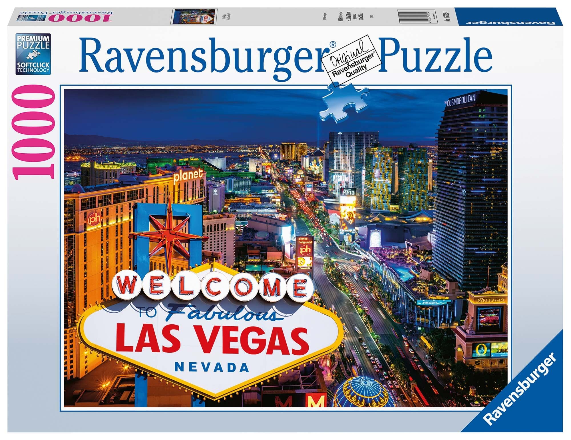 Ravensburger Puslespill, Las Vegas 1000 brikker