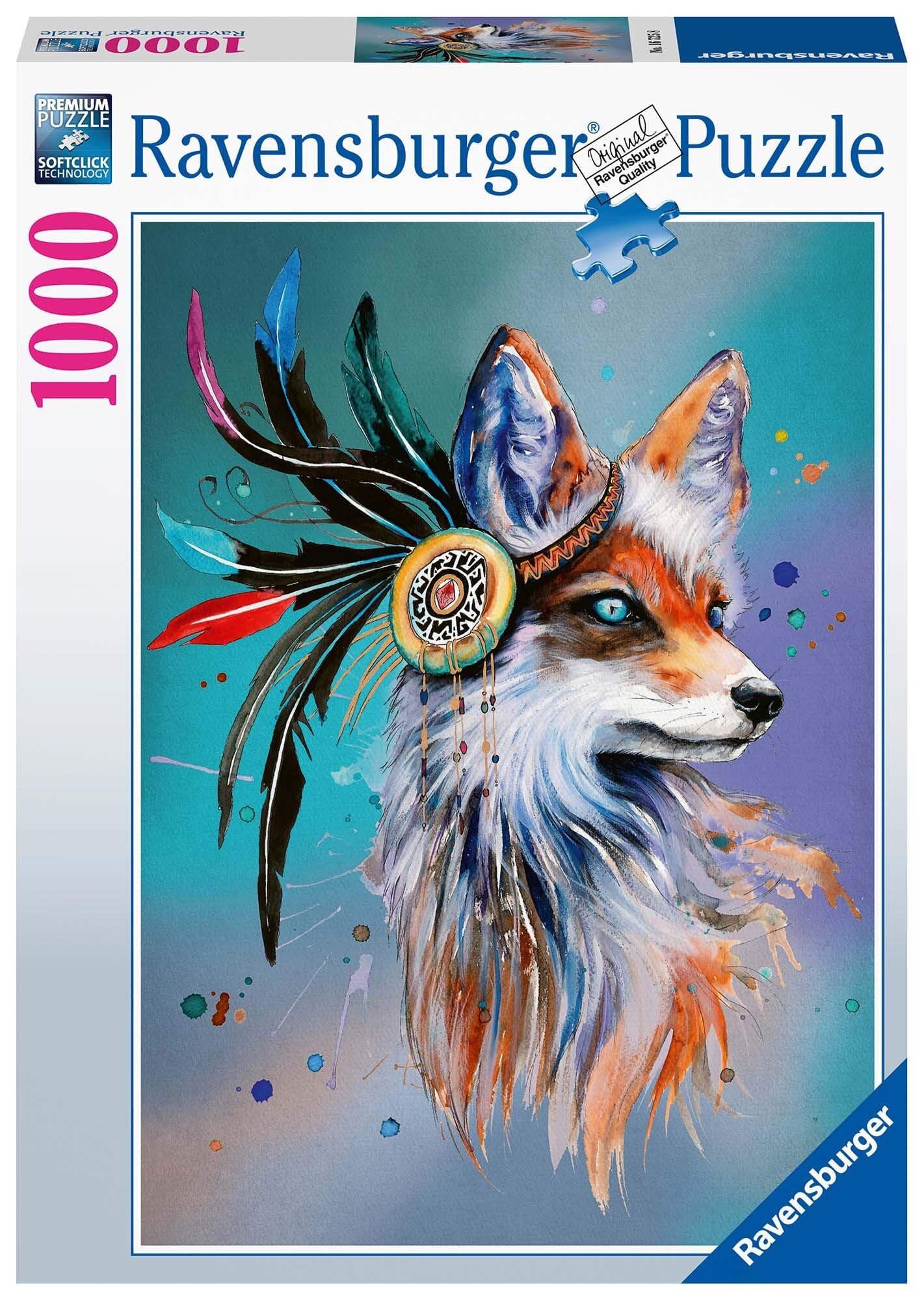 Ravensburger Puslespill, Spirit Fox 1000 brikker