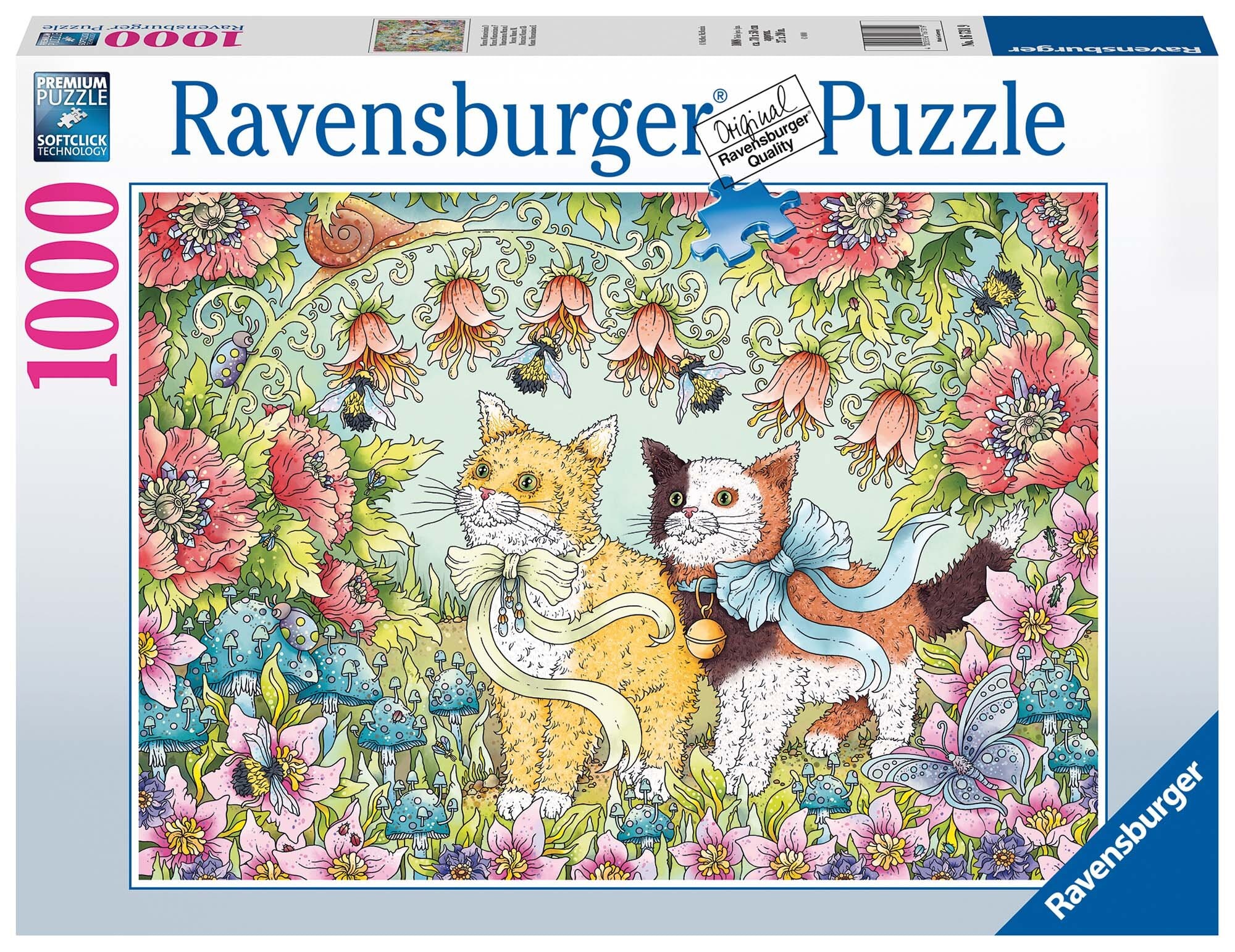 Ravensburger Puslespill, Cute Cats 1000 brikker