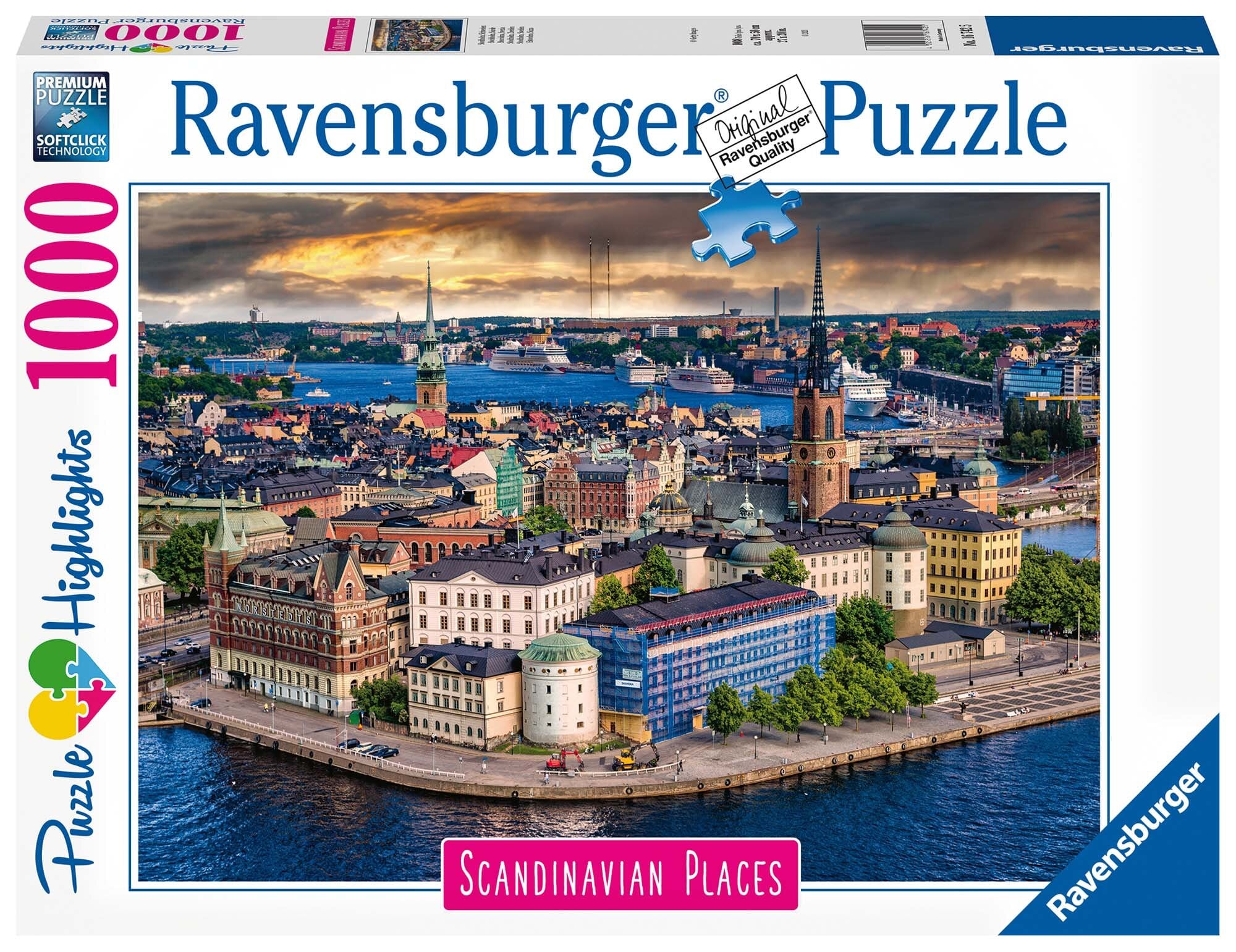 Ravensburger Puslespill, Stockholm, Sweden 1000 brikker