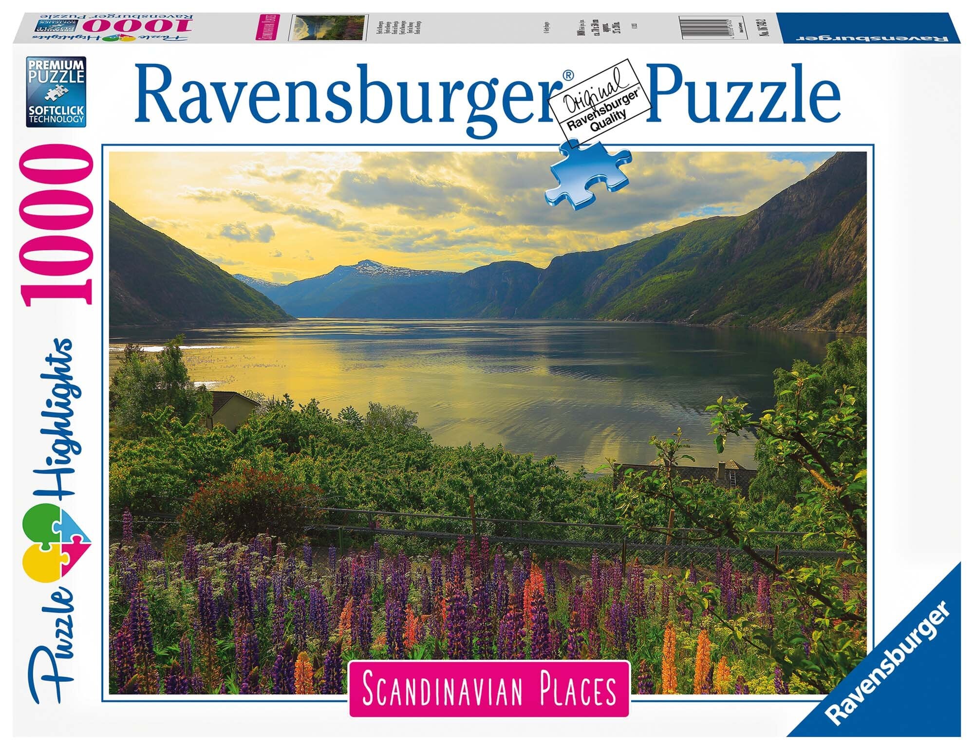 Ravensburger Puslespill, Fjord in Norway 1000 brikker