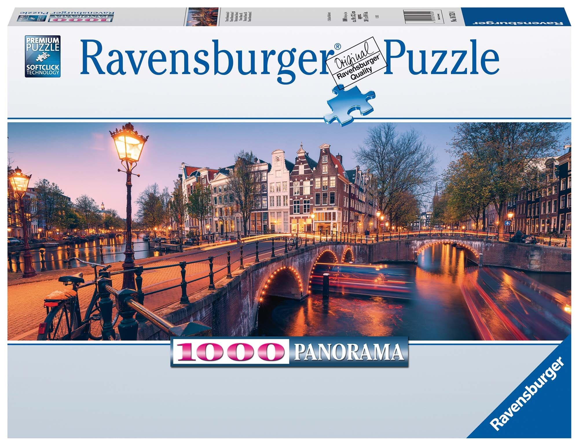 Ravensburger Puslespill, Evening in Amsterdam 1000 brikker