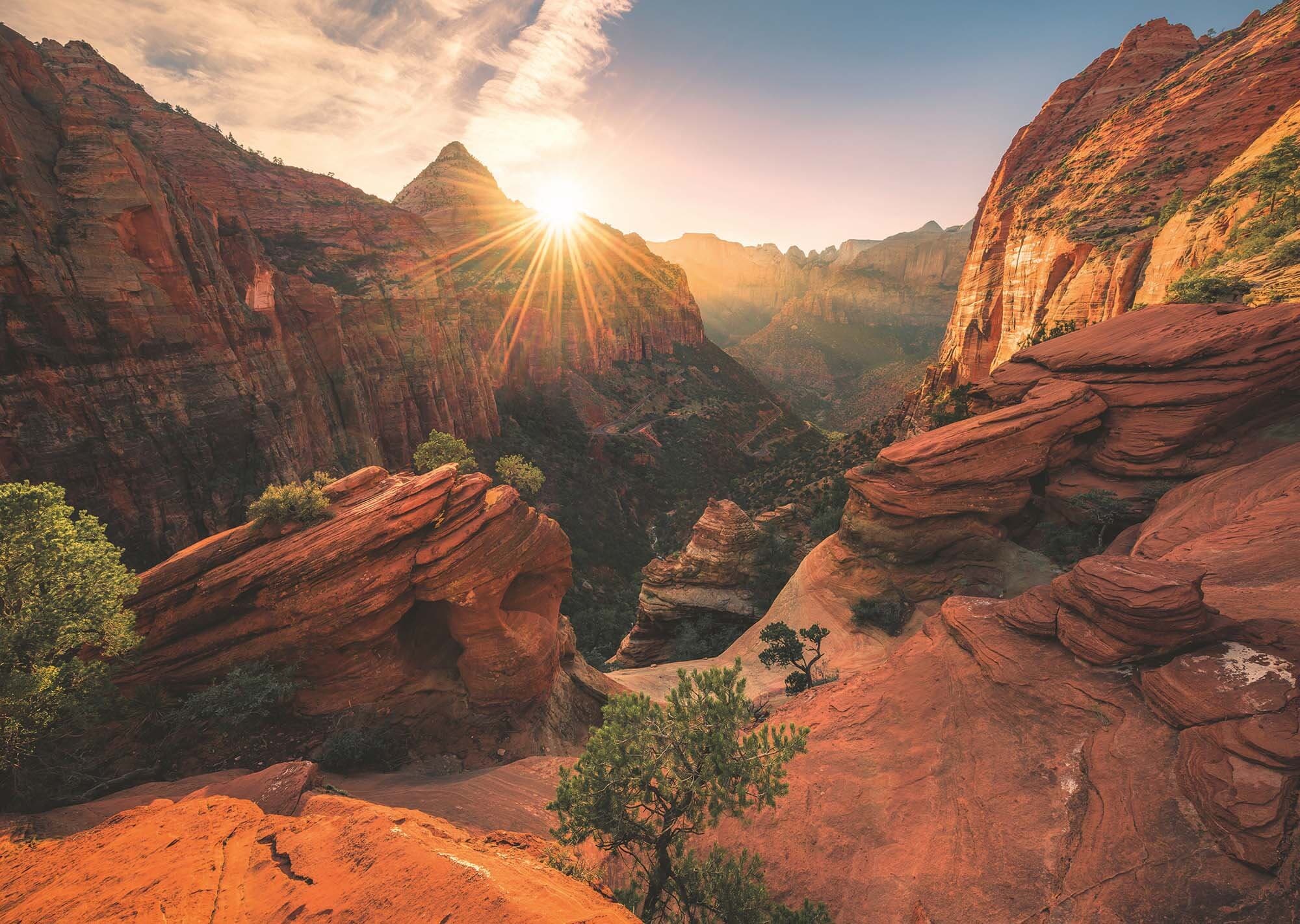 Ravensburger Puslespill, Zion Canyon USA 1000 brikker