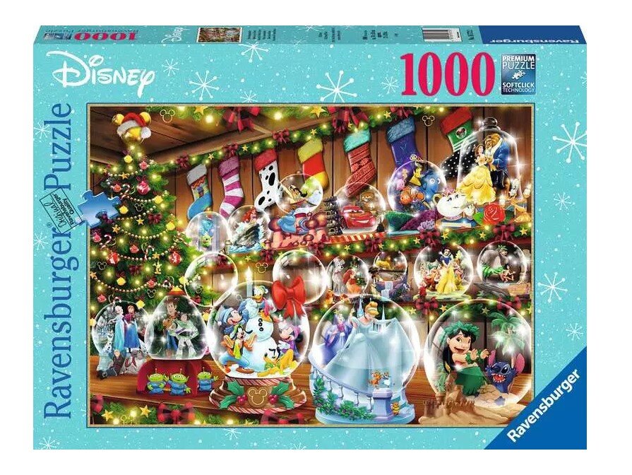 Ravensburger Puslespill - Jul med Disney 1000 brikker