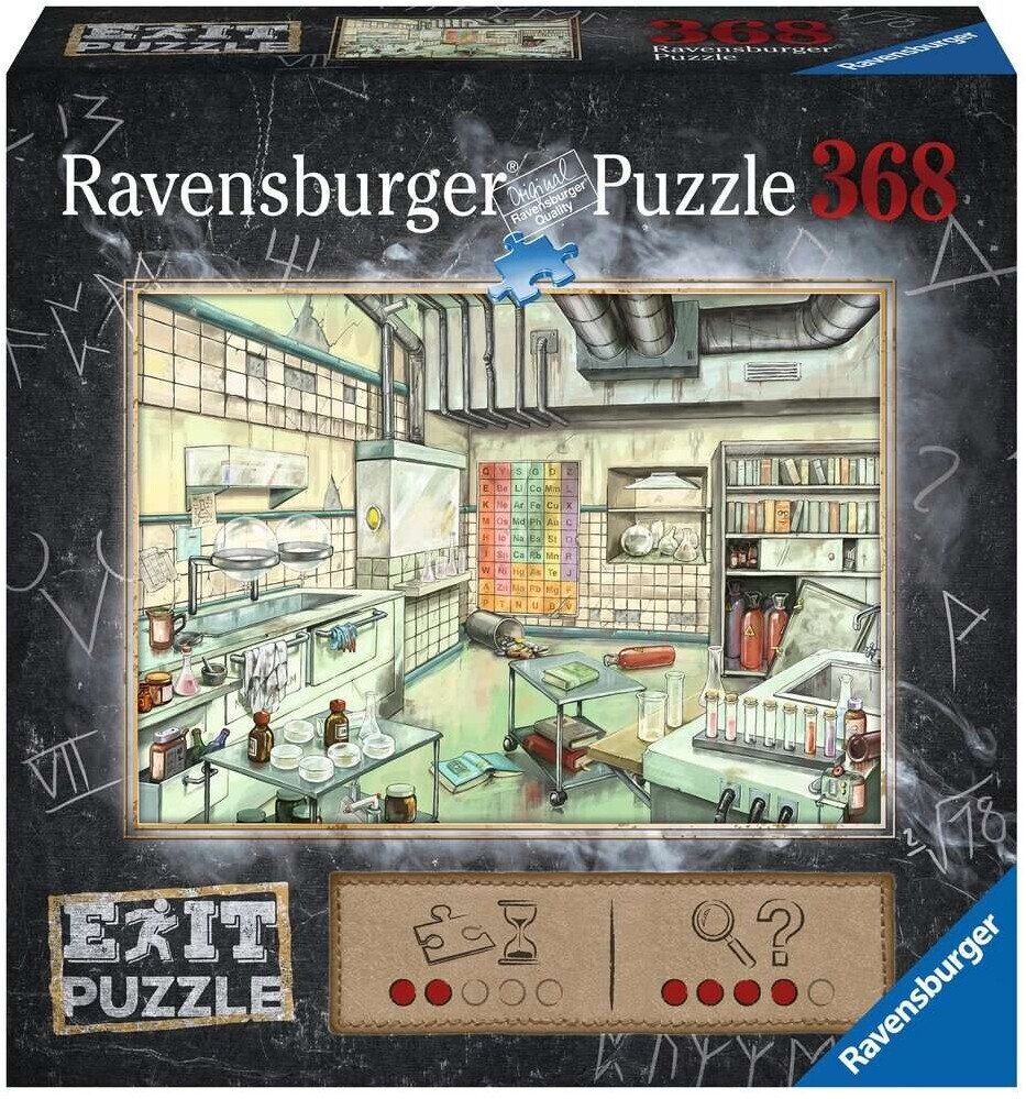 Ravensburger Puslespill, Escape - The Laboratory 368 brikker