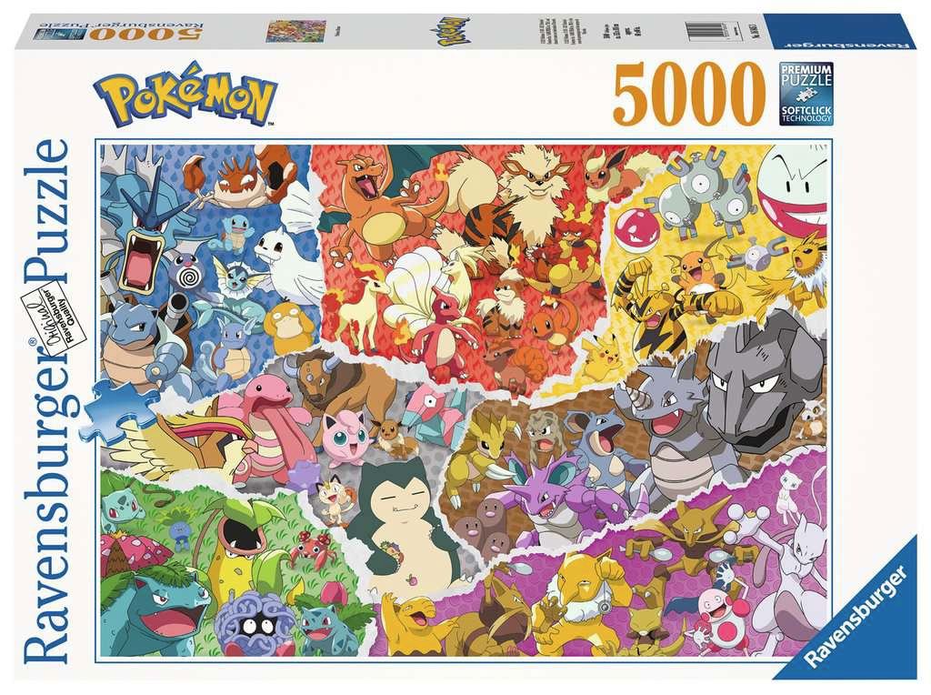Ravensburger Puslespill, Pokémon Allstars 5000 brikker